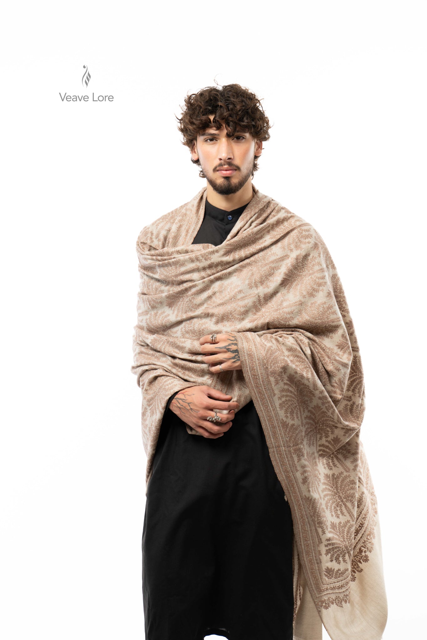 Sable Cypress Pashmina Shawl