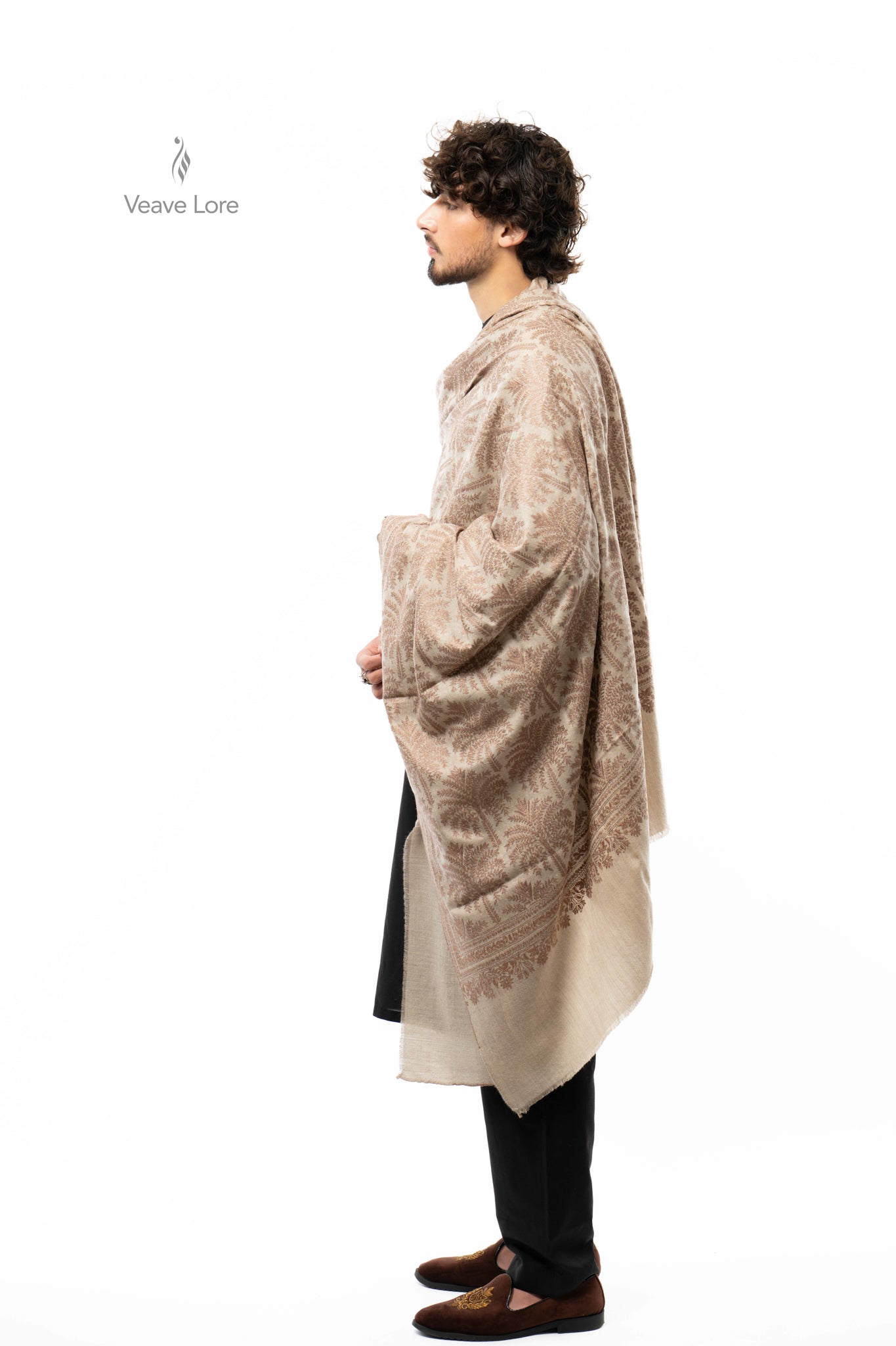 Sable Cypress Pashmina Shawl