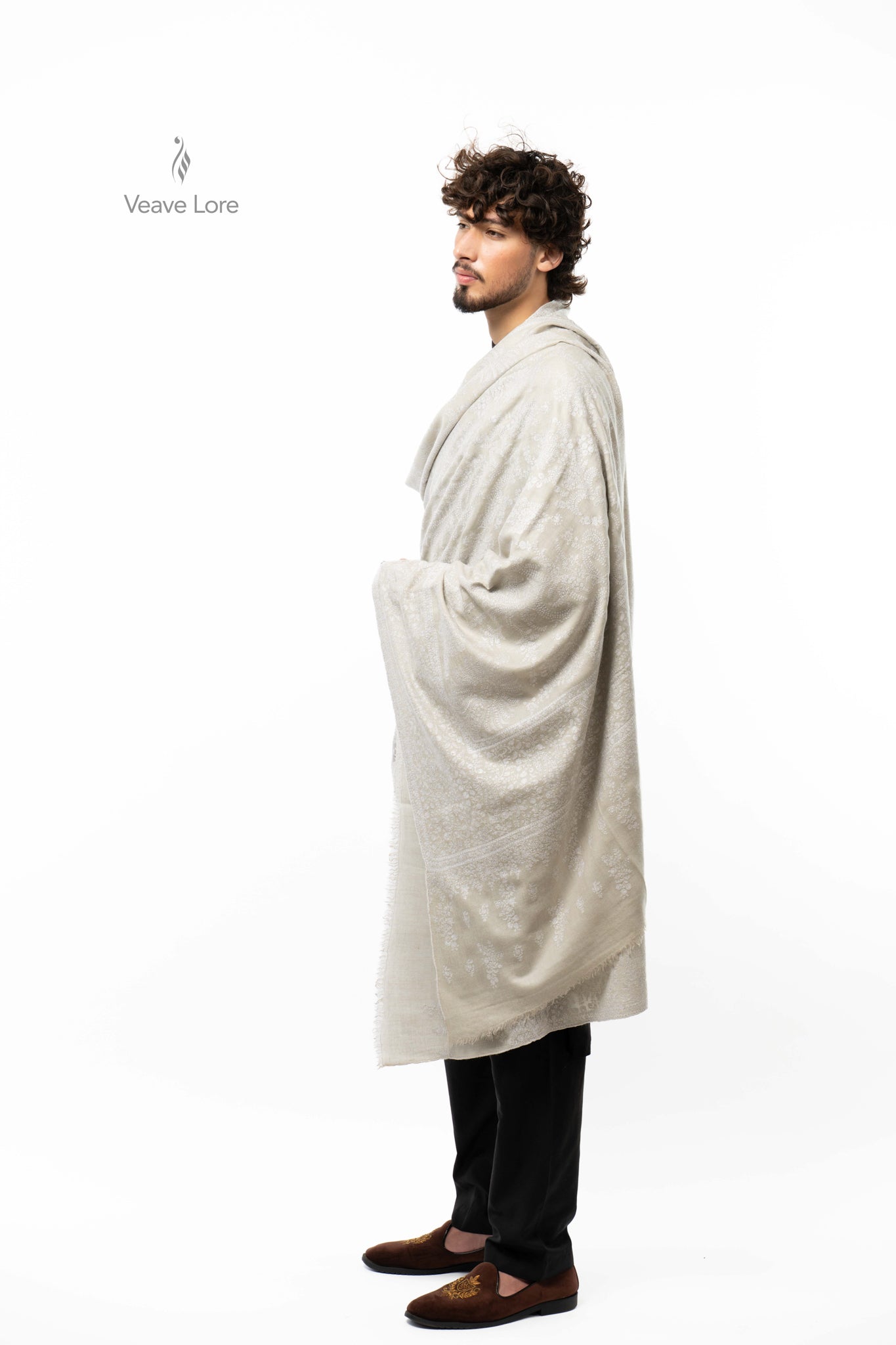 Pearl Thicket Pashmina Shawl
