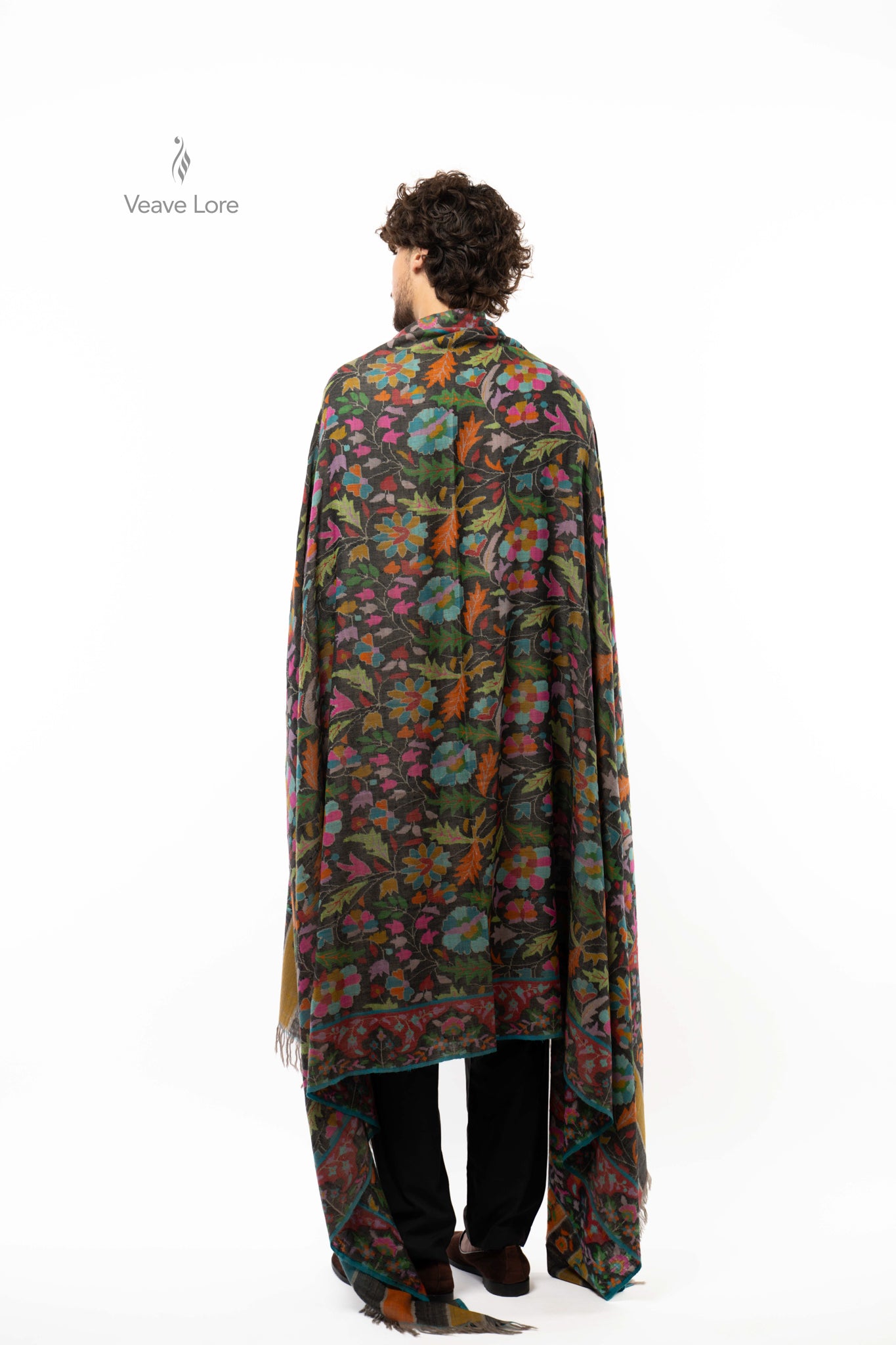 Noir Tapestry Pashmina Shawl