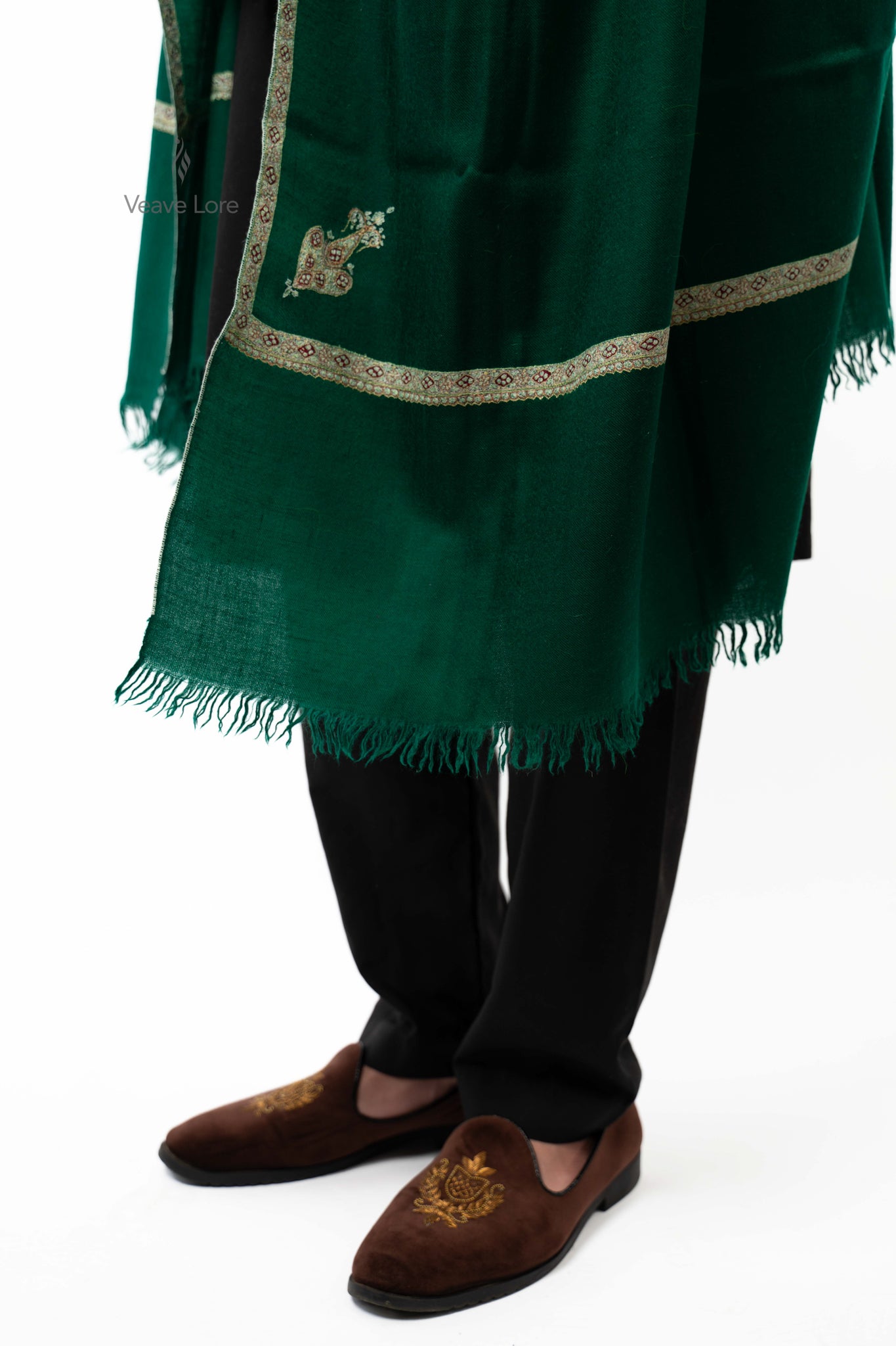 Emerald Regent Pashmina Shawl