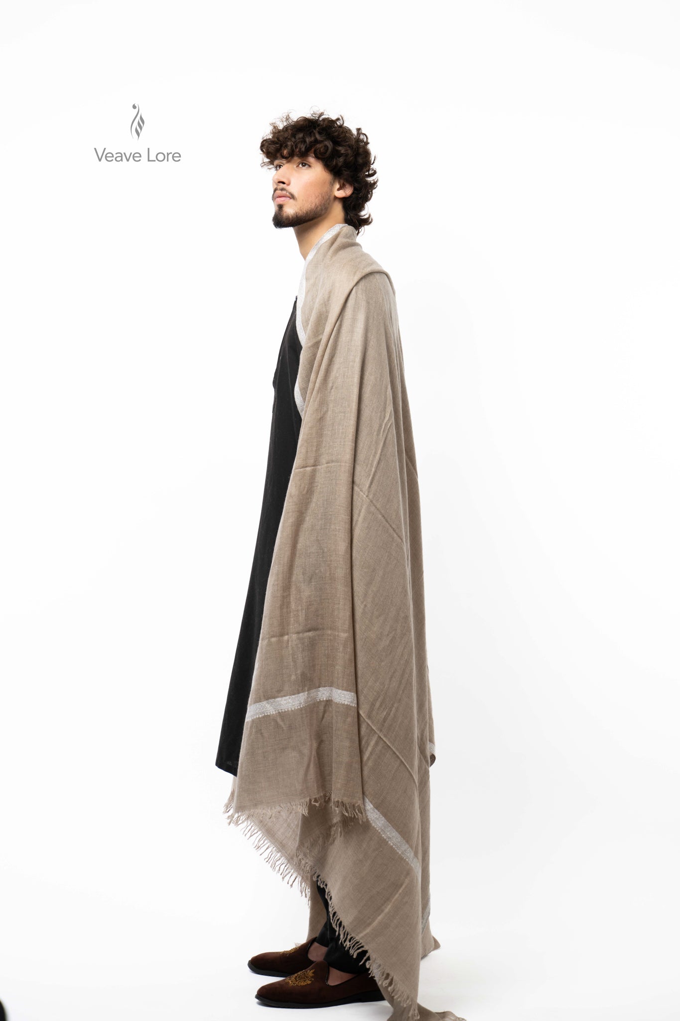 Birch Frost Pashmina Shawl