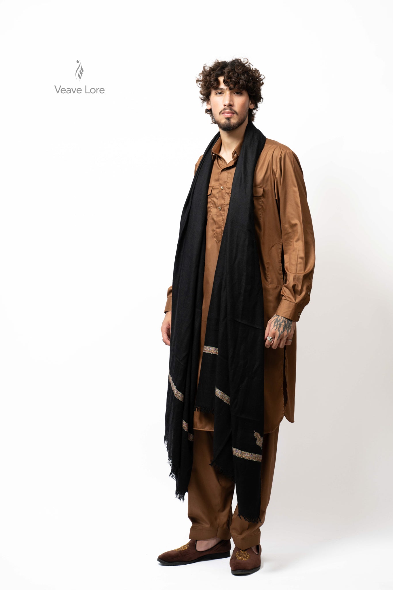 Onyx Prism Pashmina Shawl