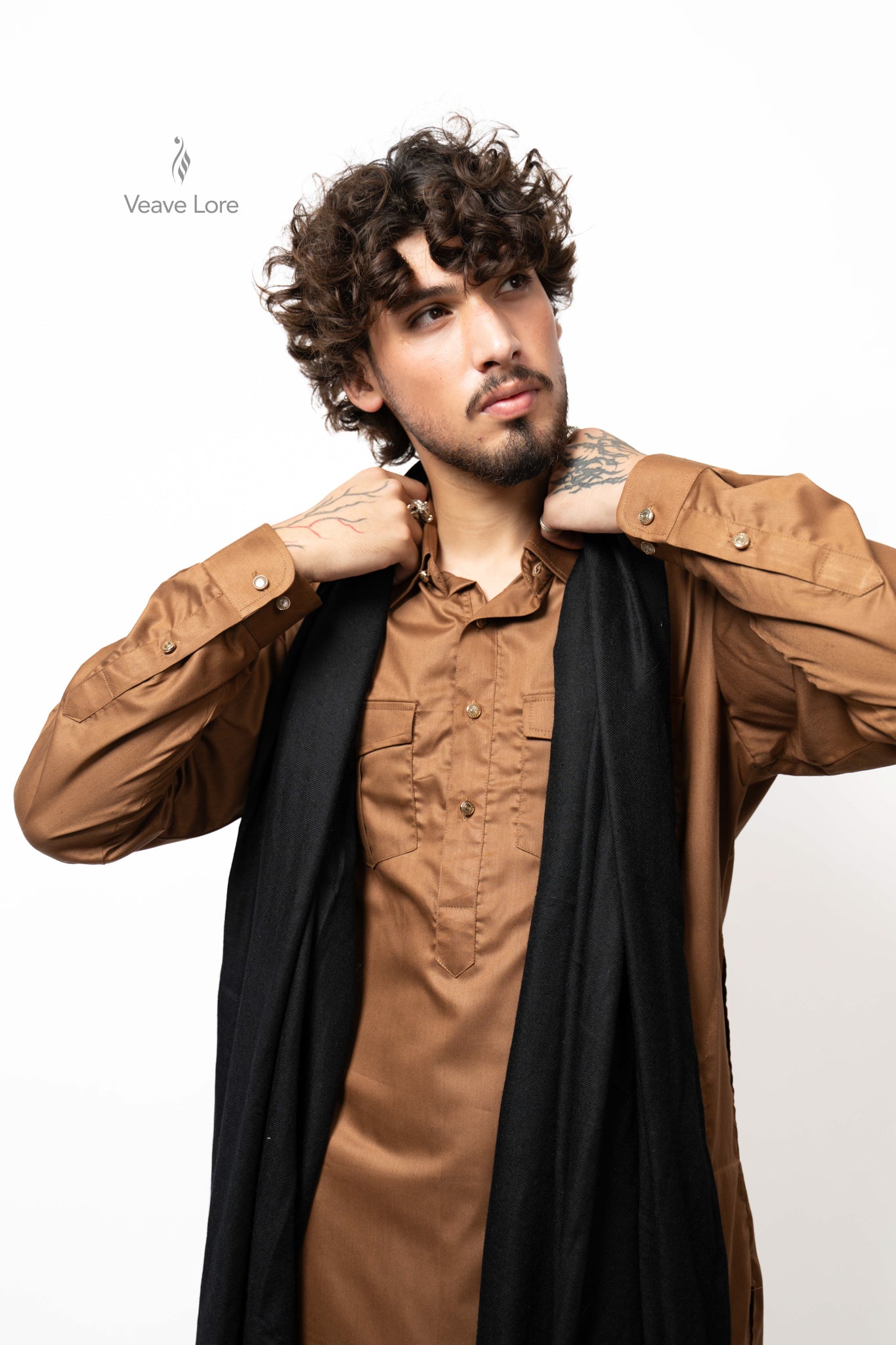 Onyx Prism Pashmina Shawl