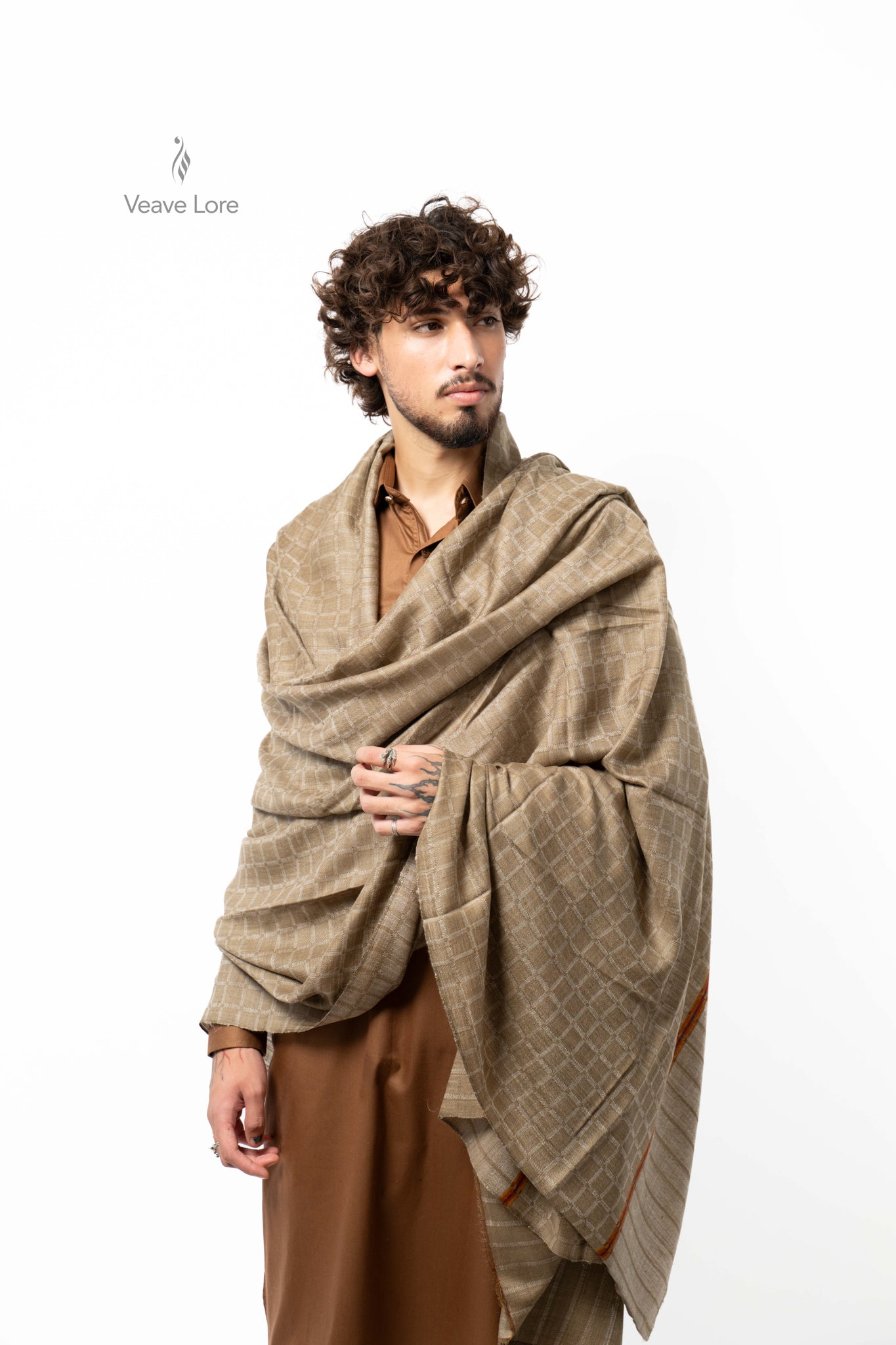 Camel Weald Pashmina Shawl