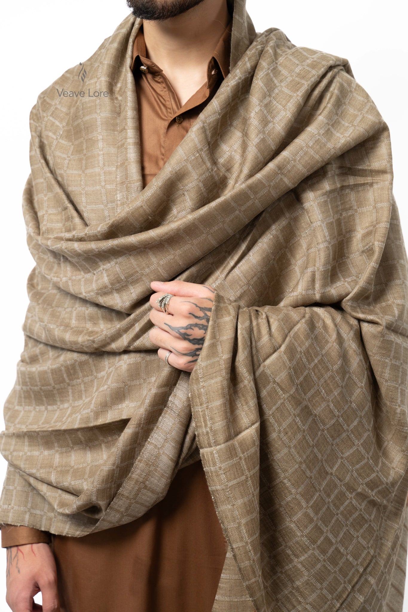 Camel Weald Pashmina Shawl