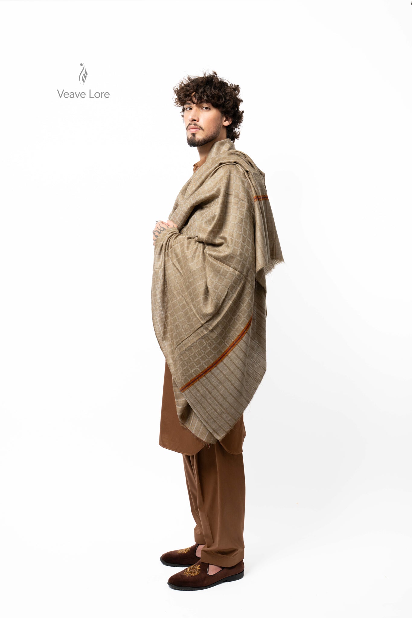 Camel Weald Pashmina Shawl