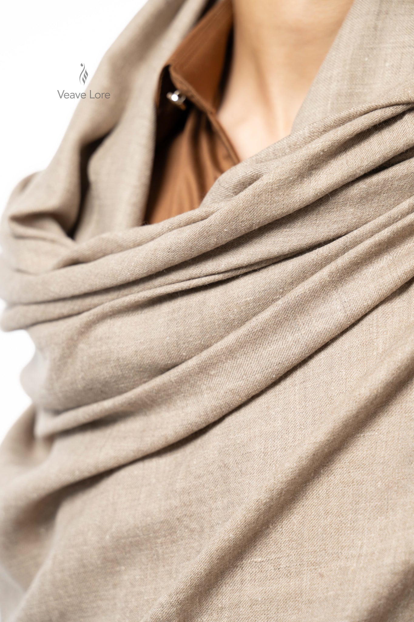 Hessian Grain Pashmina Shawl