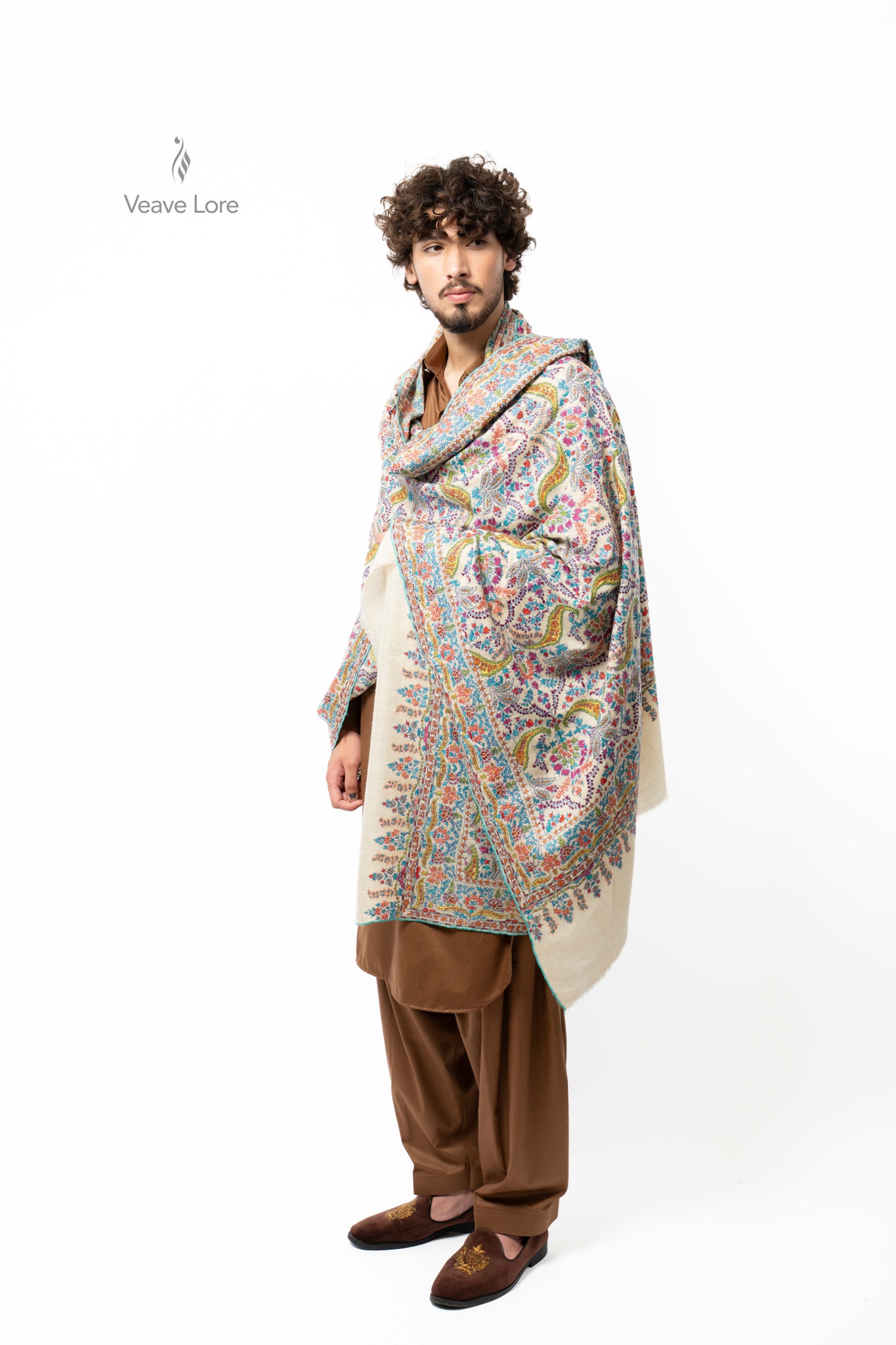 Aurelia Bouquet Pashmina Shawl