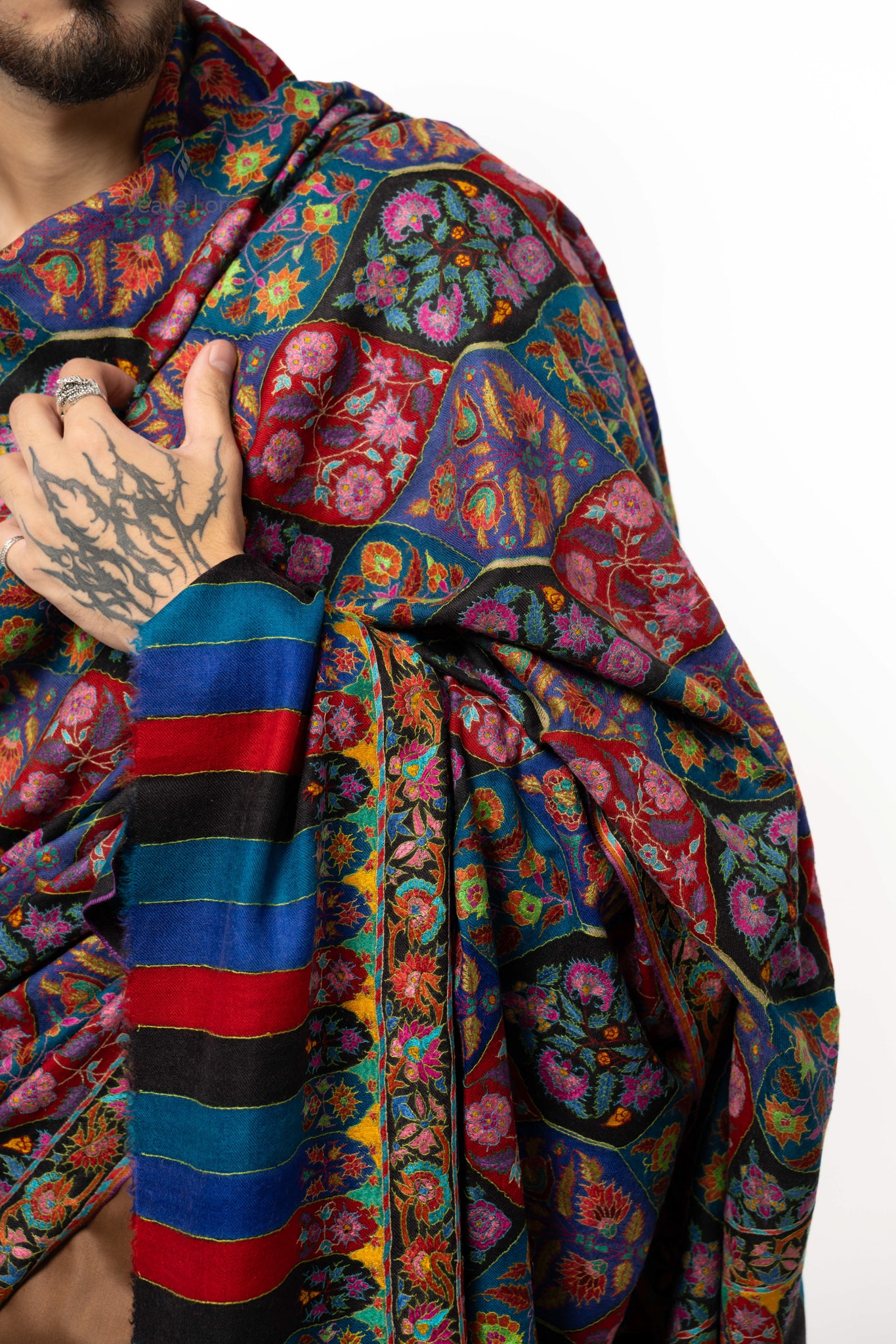 Carnival Lattice Pashmina Shawl