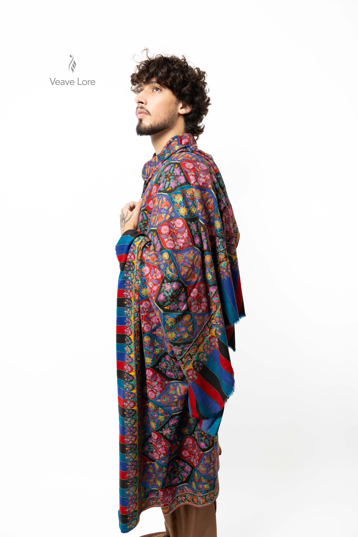 Carnival Lattice Pashmina Shawl