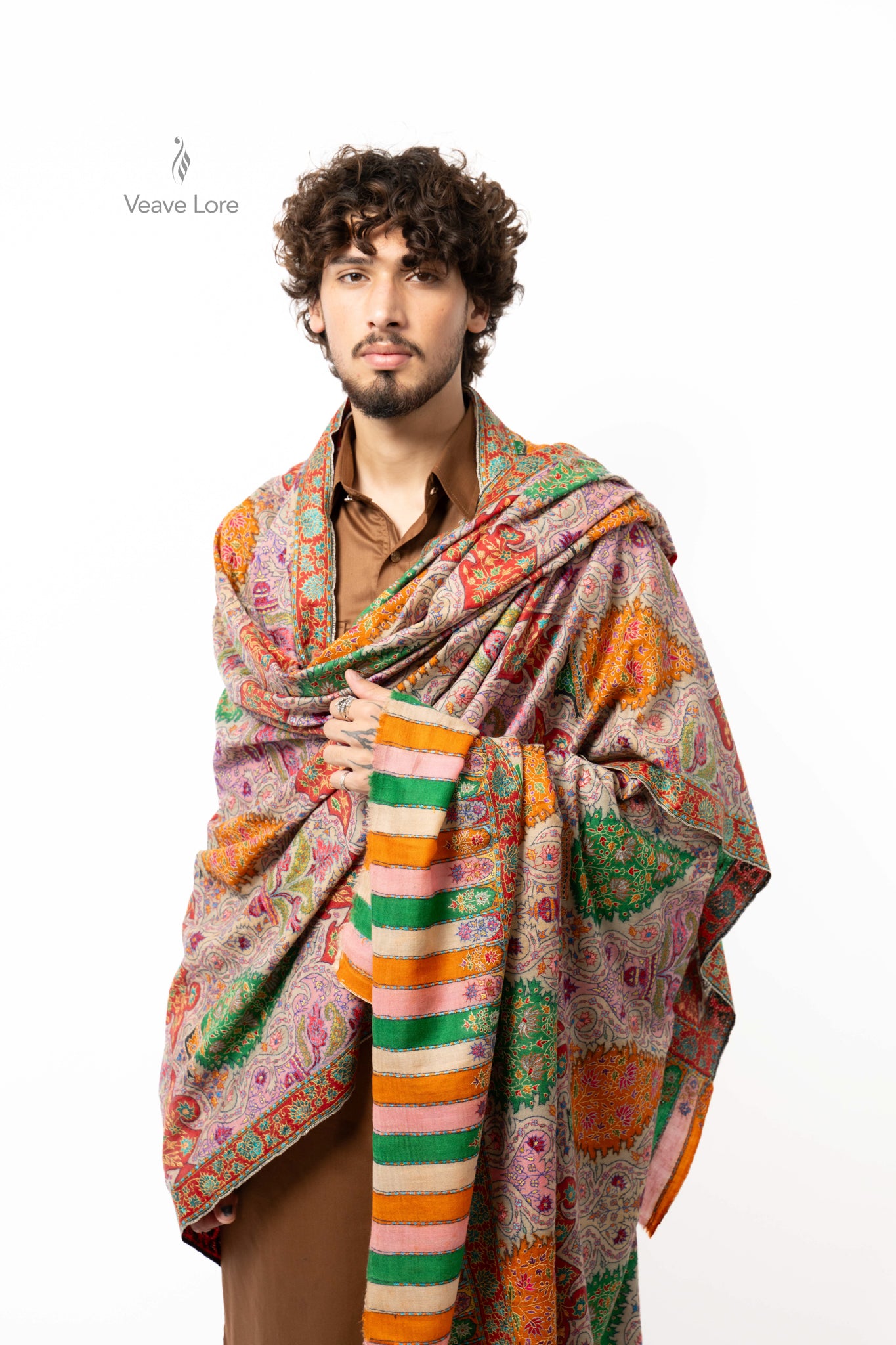 Spectrum Vine Pashmina Shawl