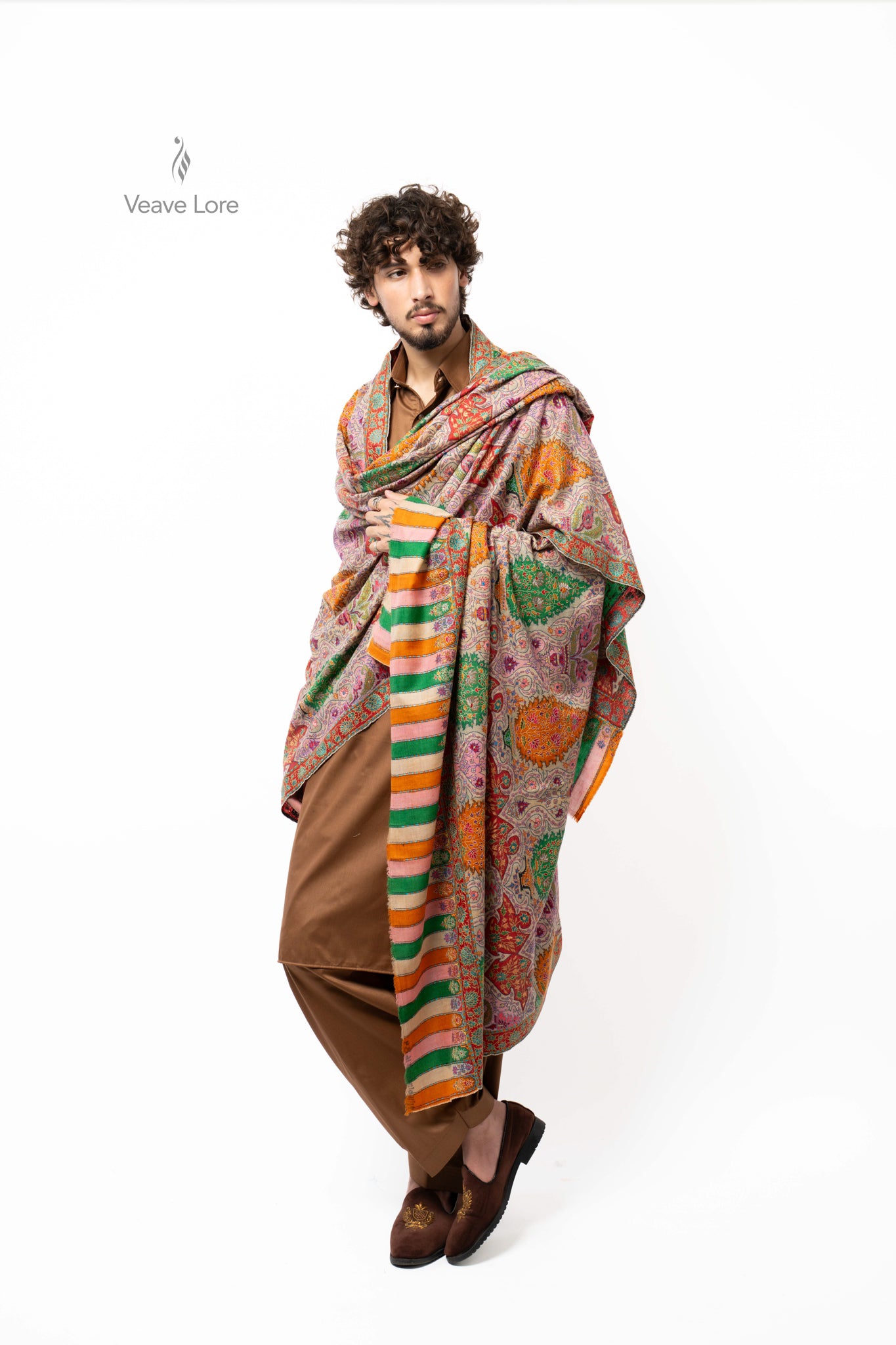 Spectrum Vine Pashmina Shawl