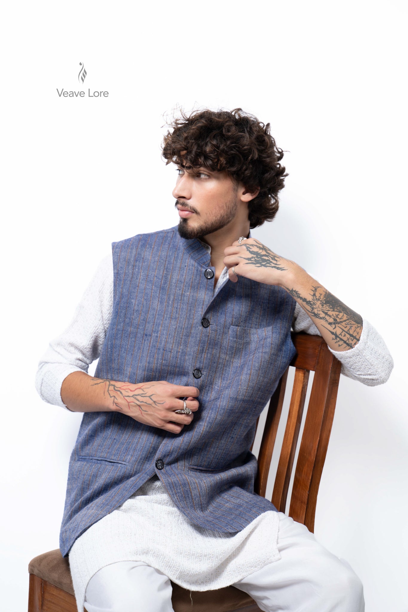 Dusk Reed Pashmina Waistcoat