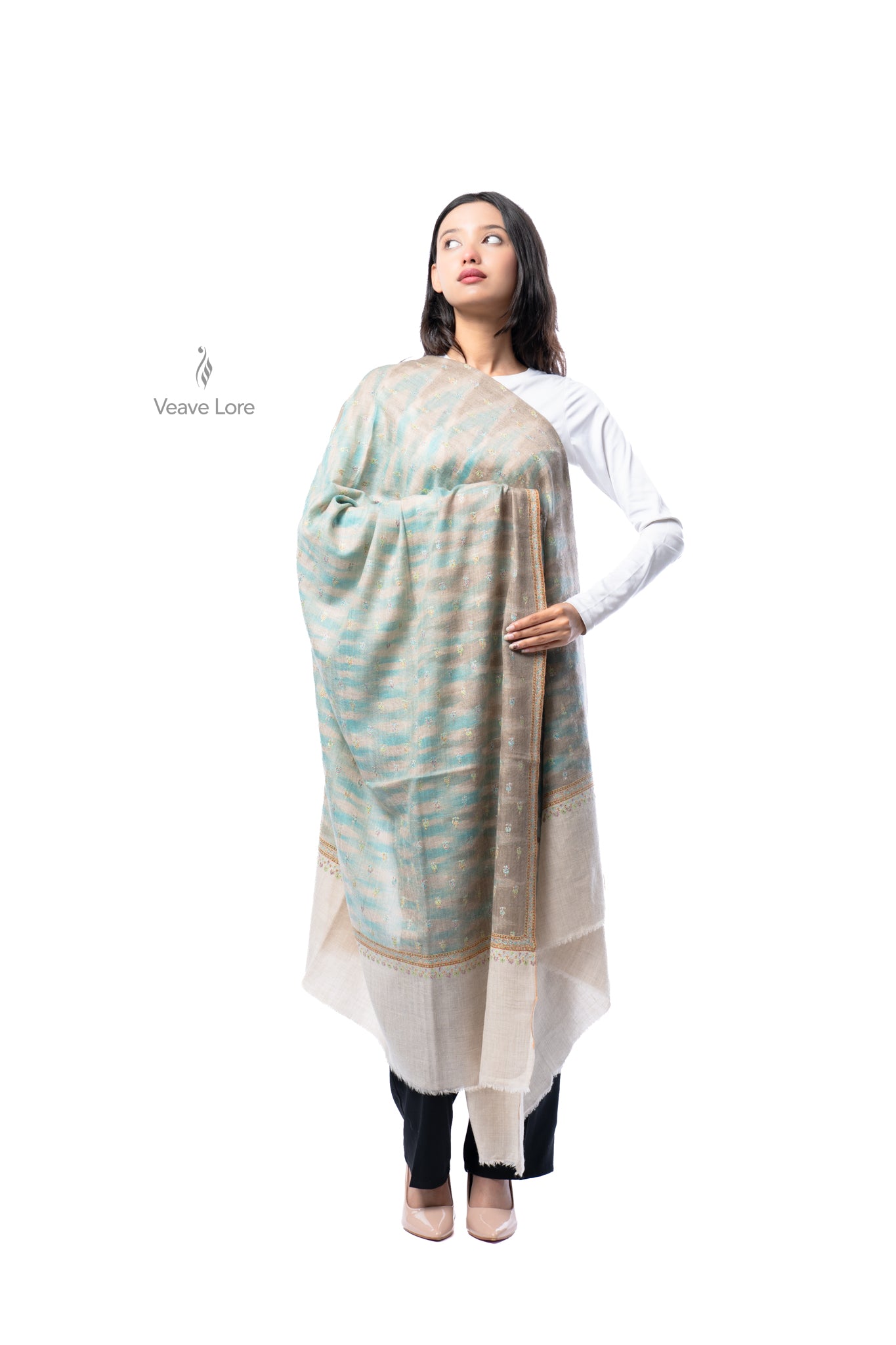 Jheel & Mist Pashmina Shawl