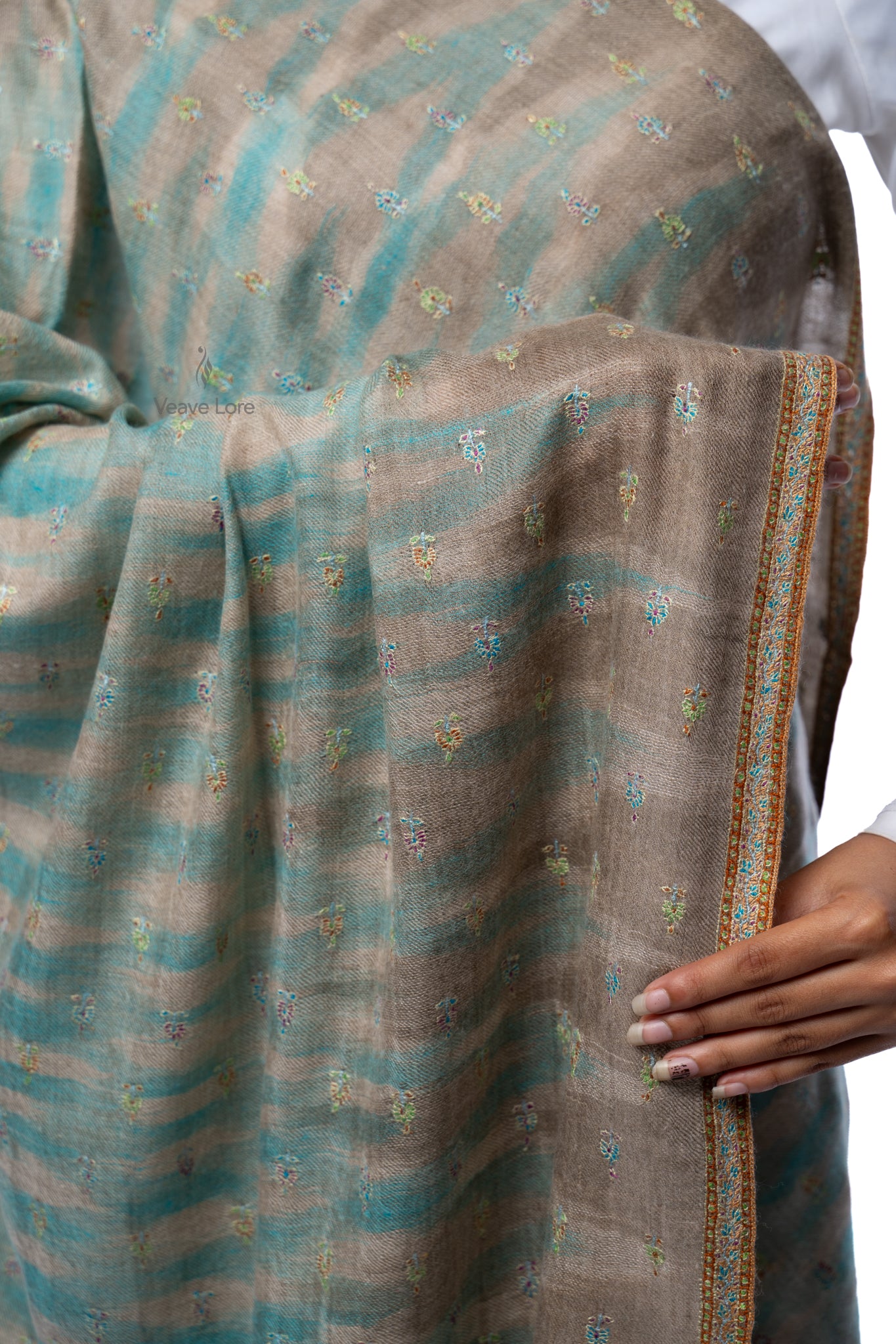 Jheel & Mist Pashmina Shawl