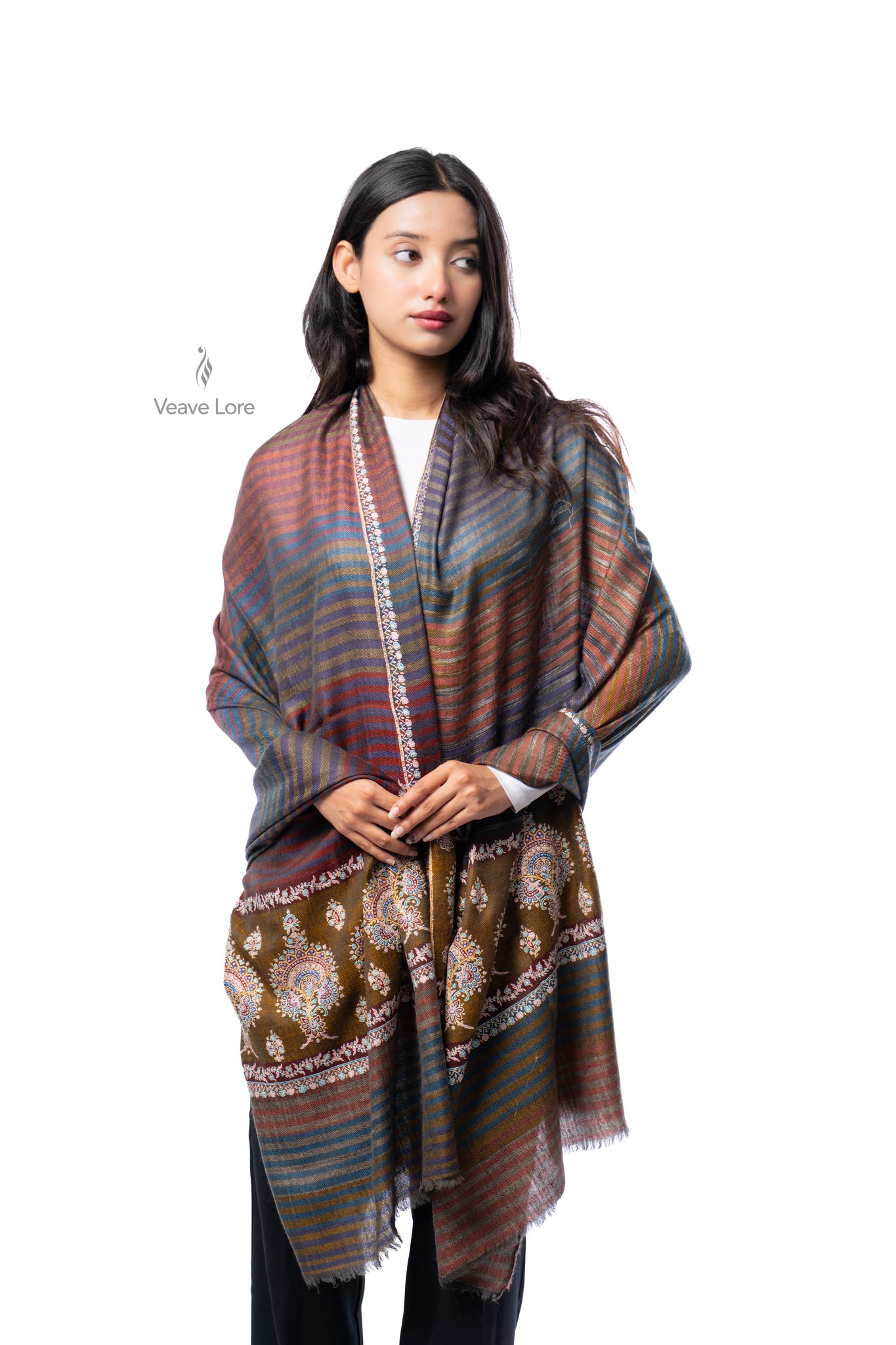 Dhoop-Chhaon Pashmina Shawl