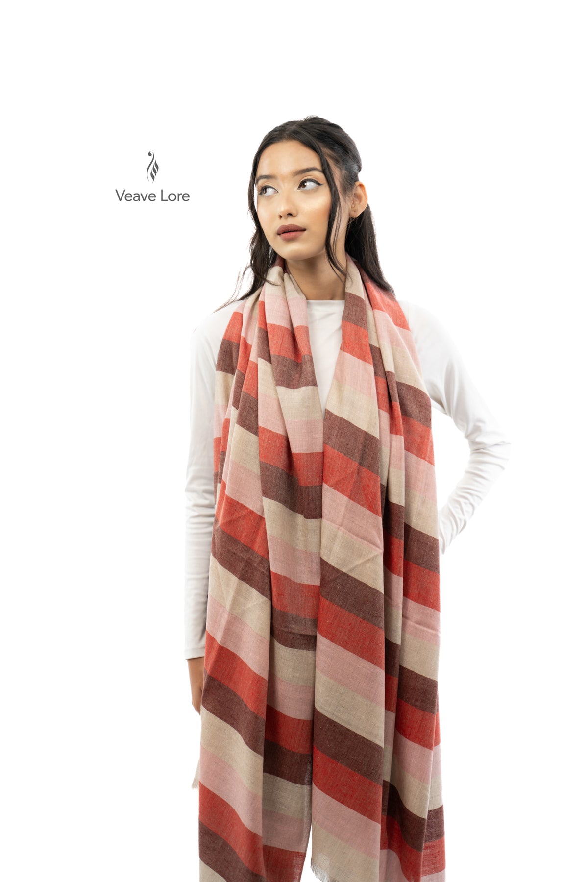 Rosewood Awning Pashmina Shawl