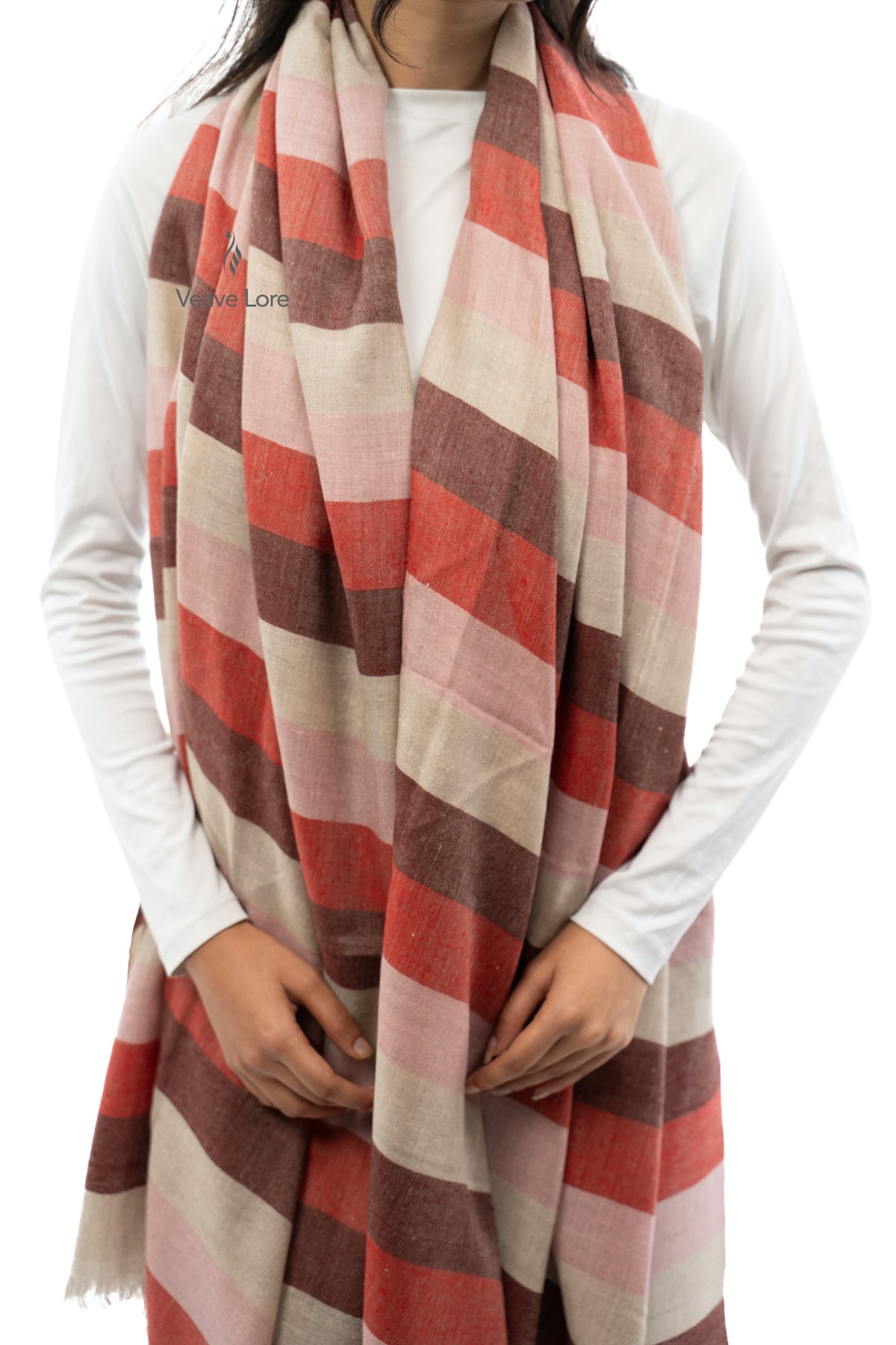 Rosewood Awning Pashmina Shawl