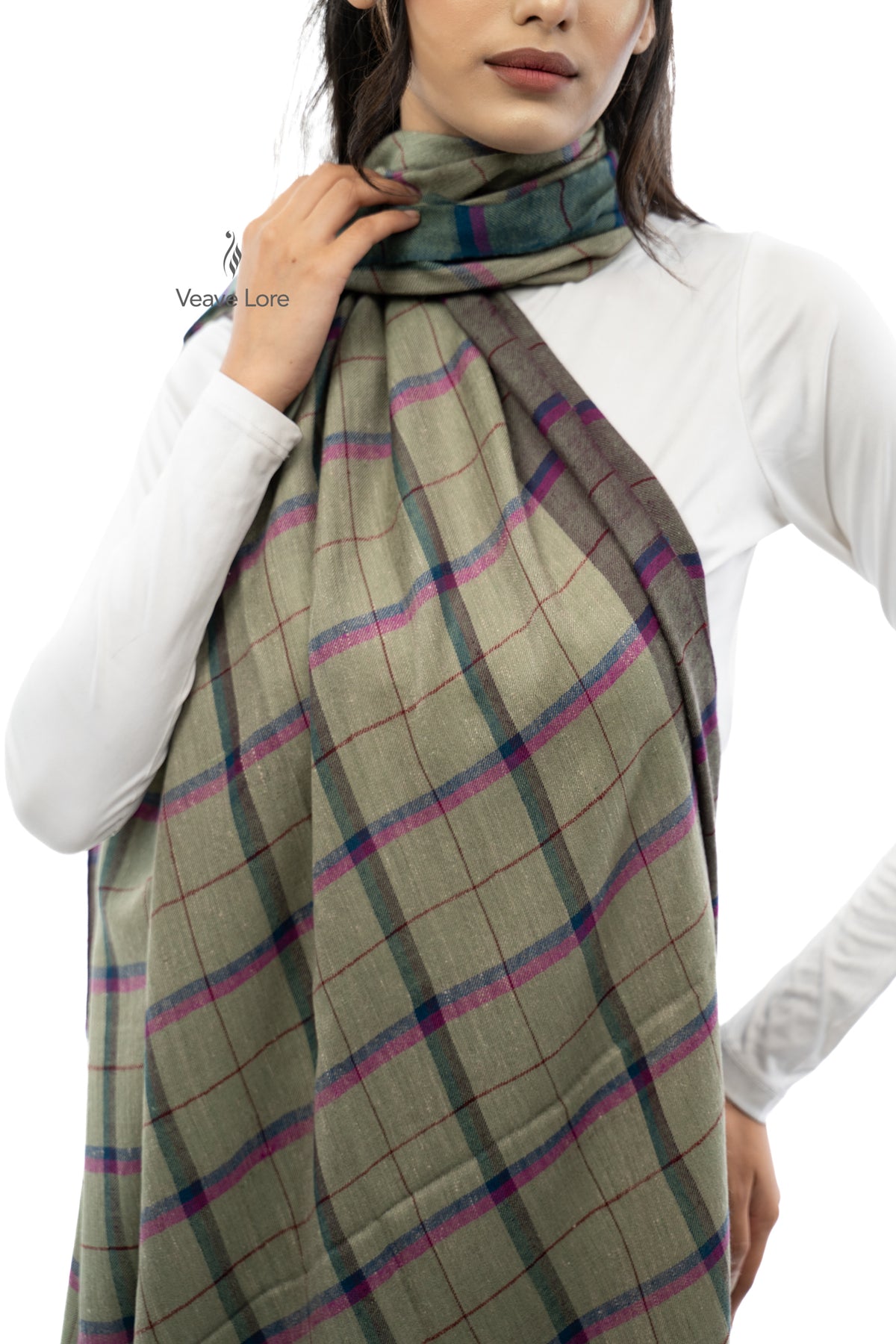 Sage Chartreuse Pashmina Shawl