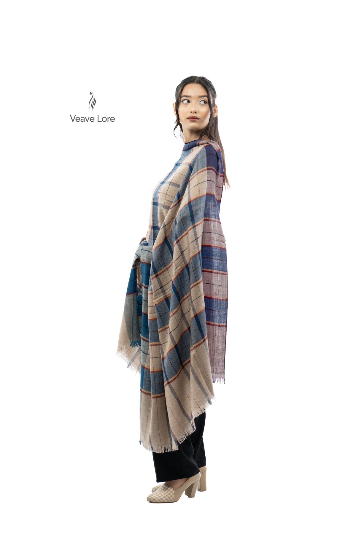 Teal Regatta Pashmina Shawl