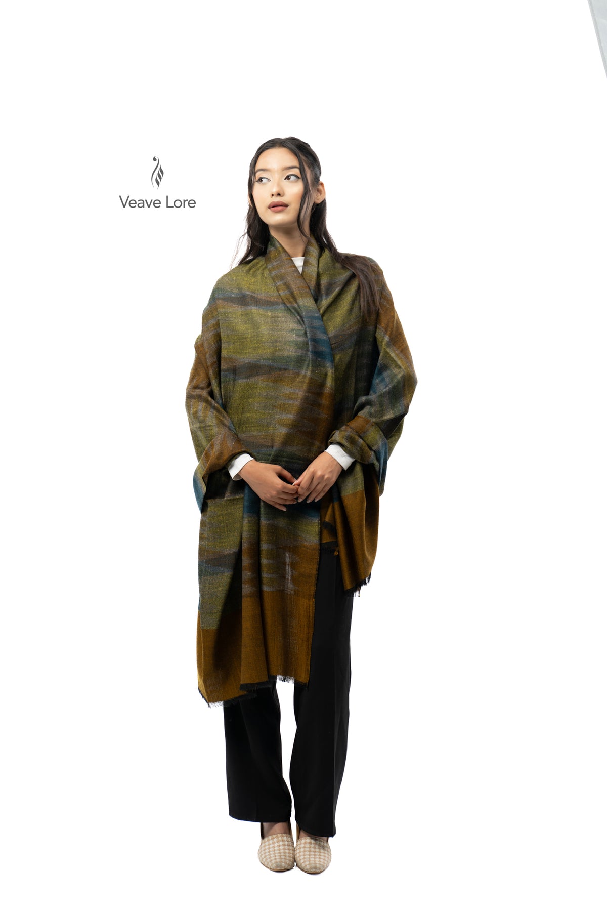 Loden Strata Pashmina Shawl