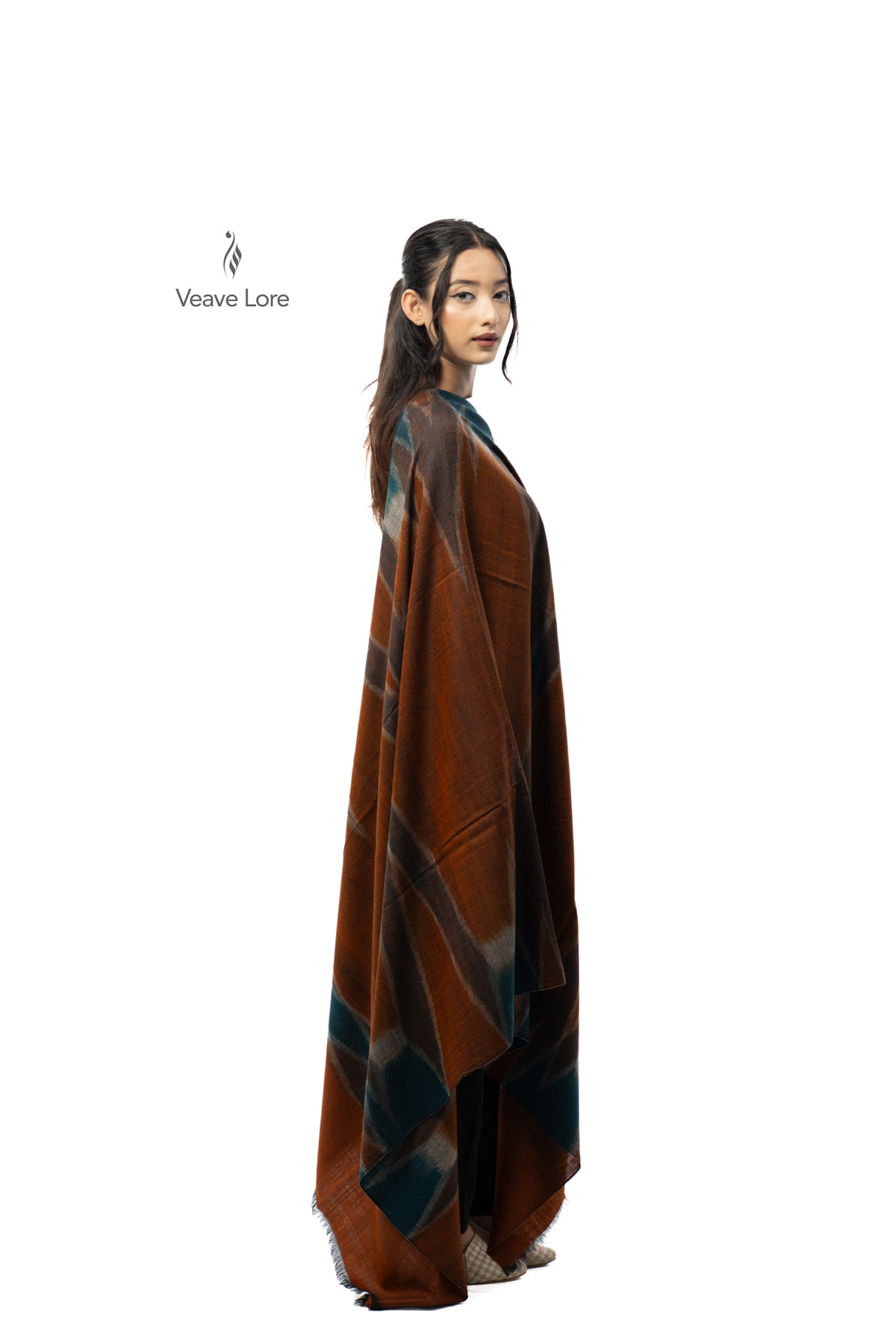 Chestnut Lodestar Pashmina Shawl