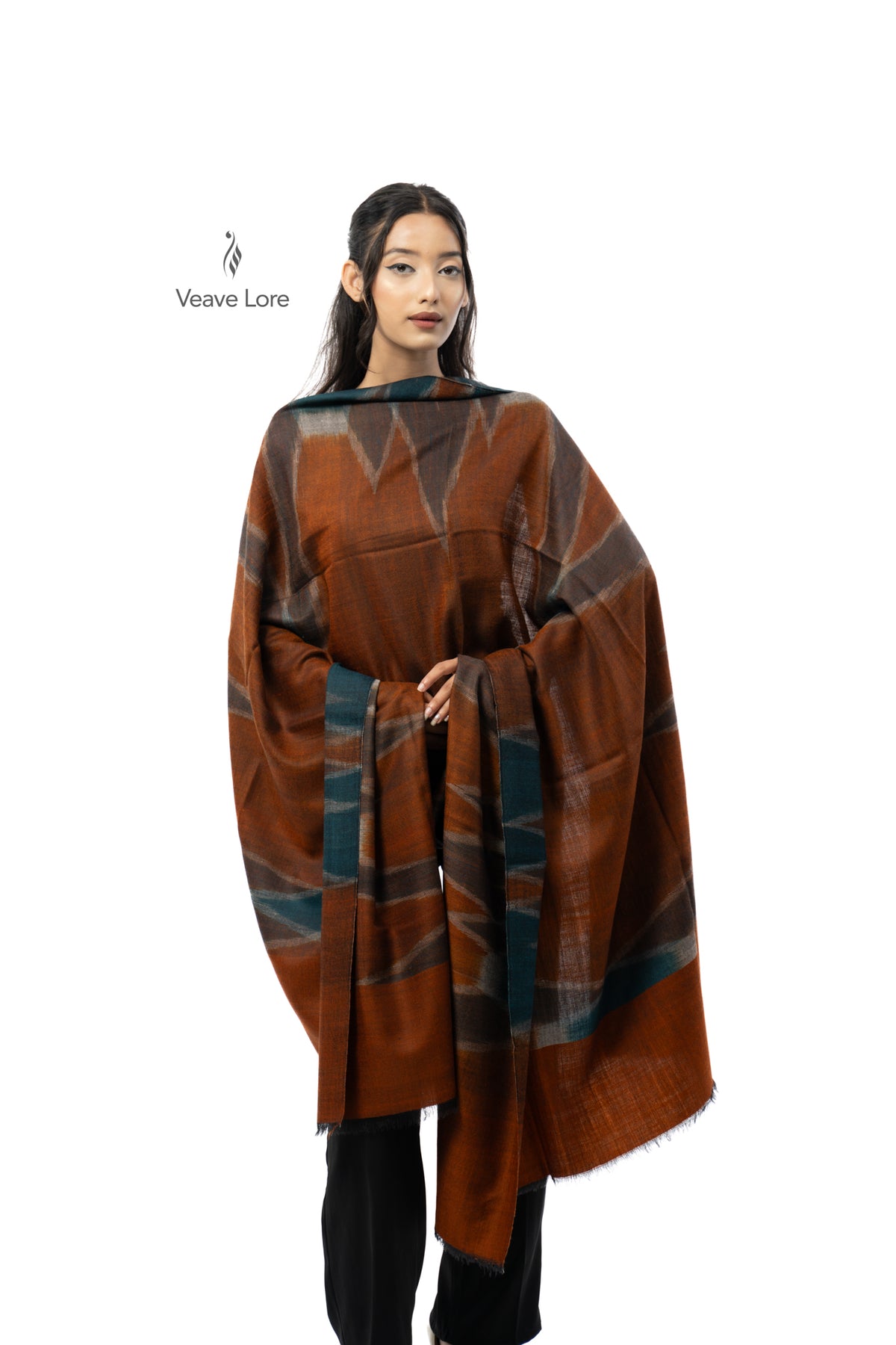 Chestnut Lodestar Pashmina Shawl