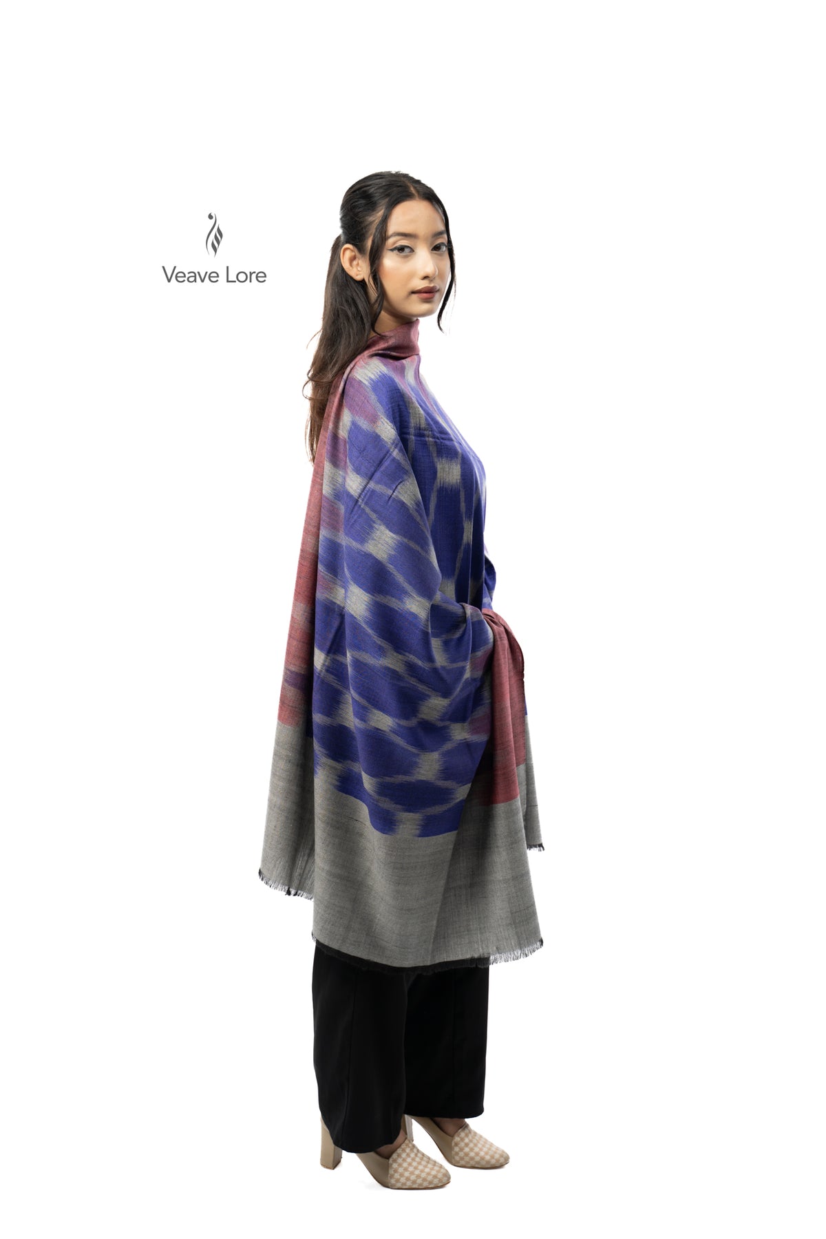 Ultramarine Zephyr Pashmina Shawl