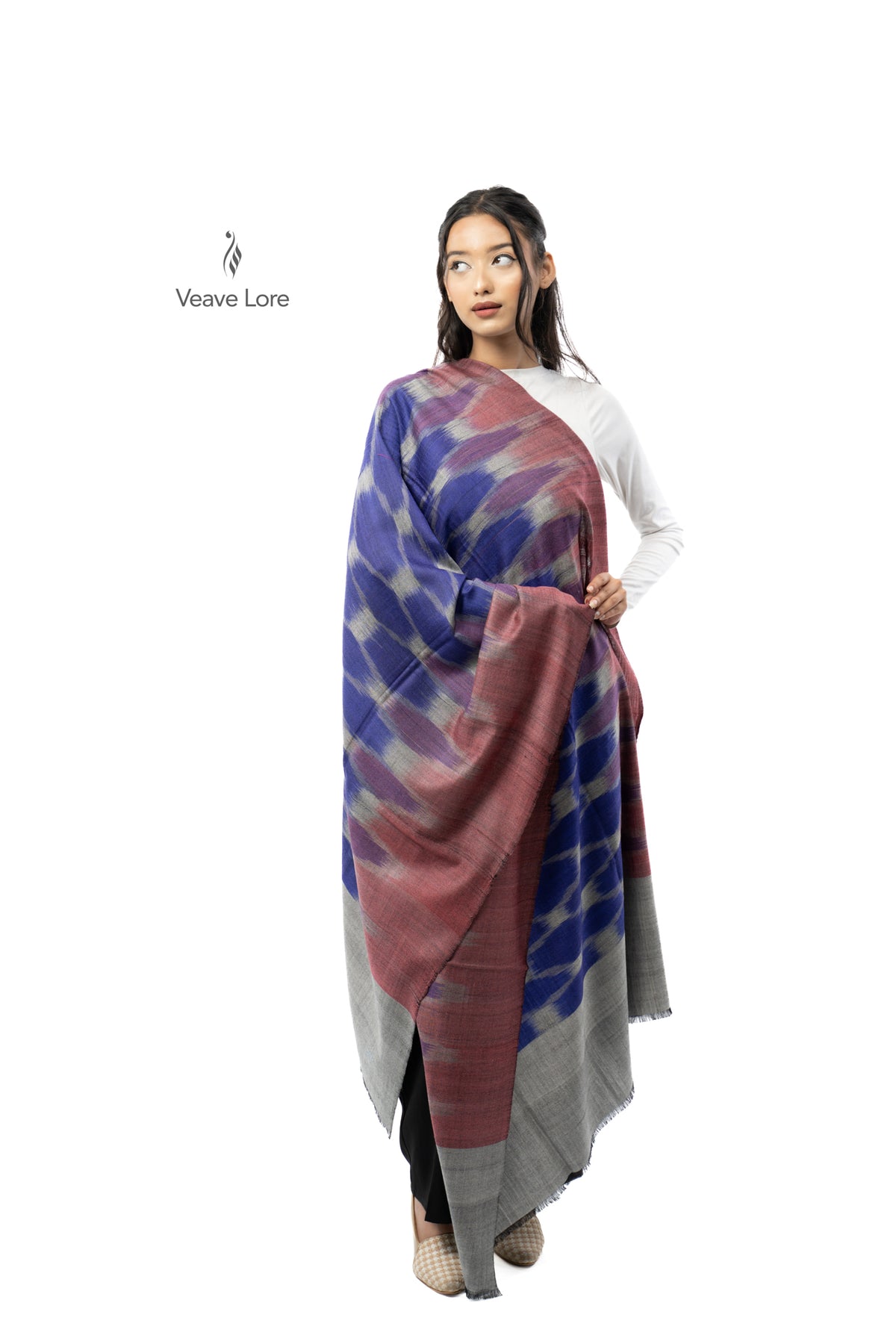 Ultramarine Zephyr Pashmina Shawl