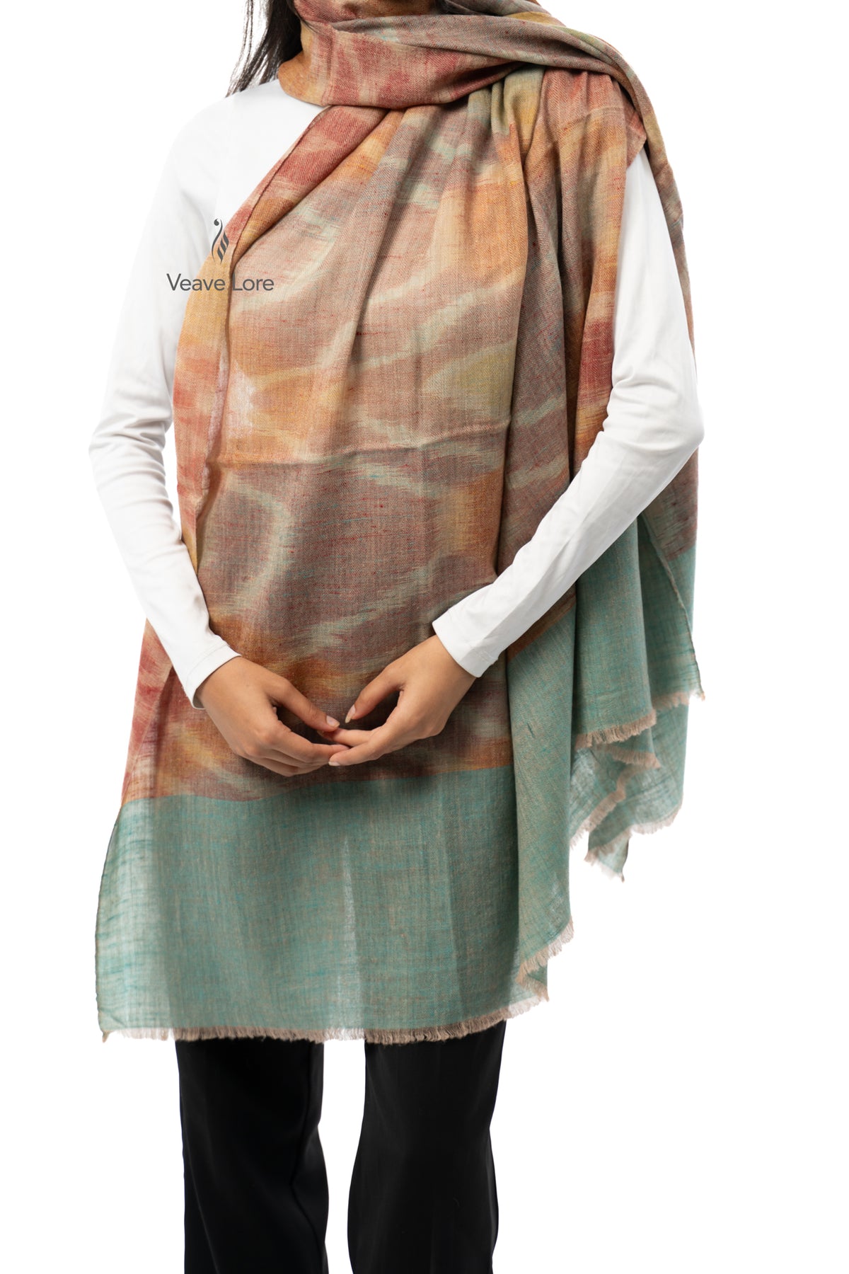 Terracotta Solstice Pashmina Shawl