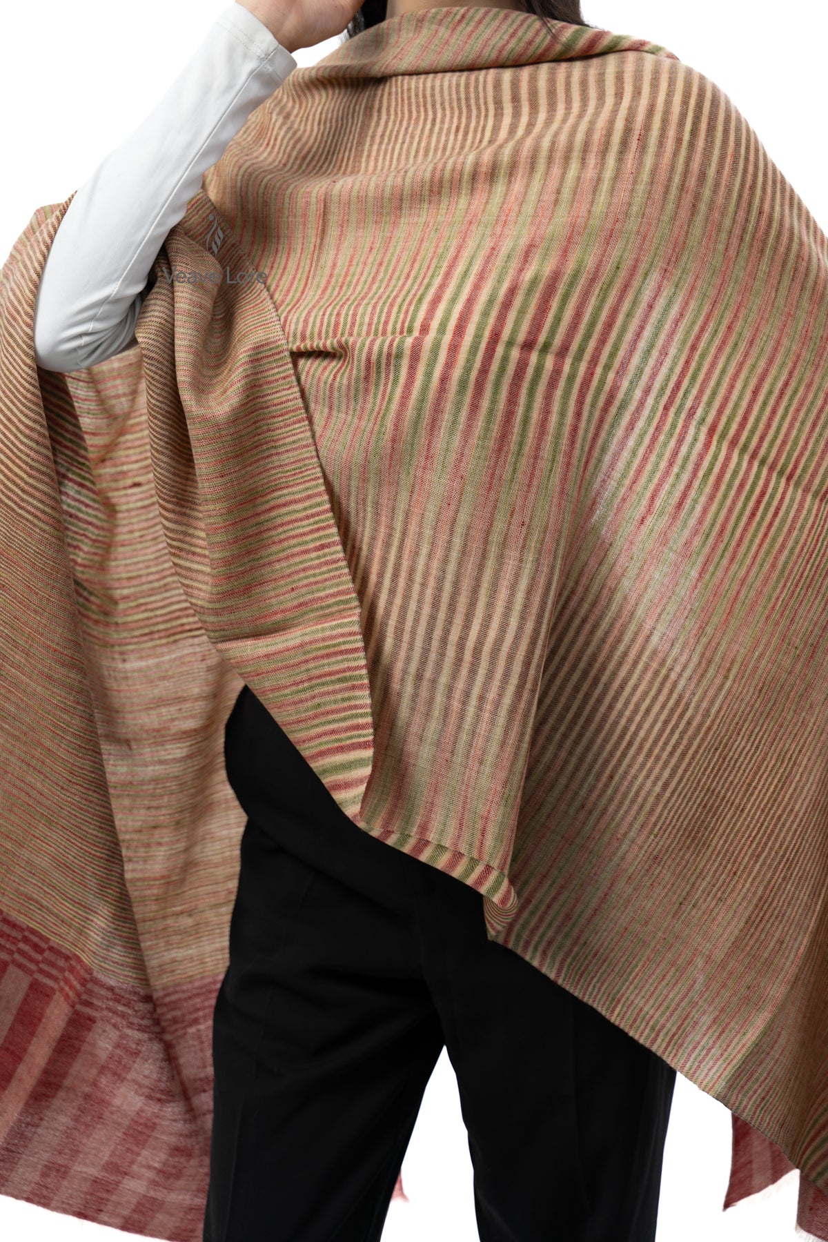 Clay Ripple Pashmina Stole