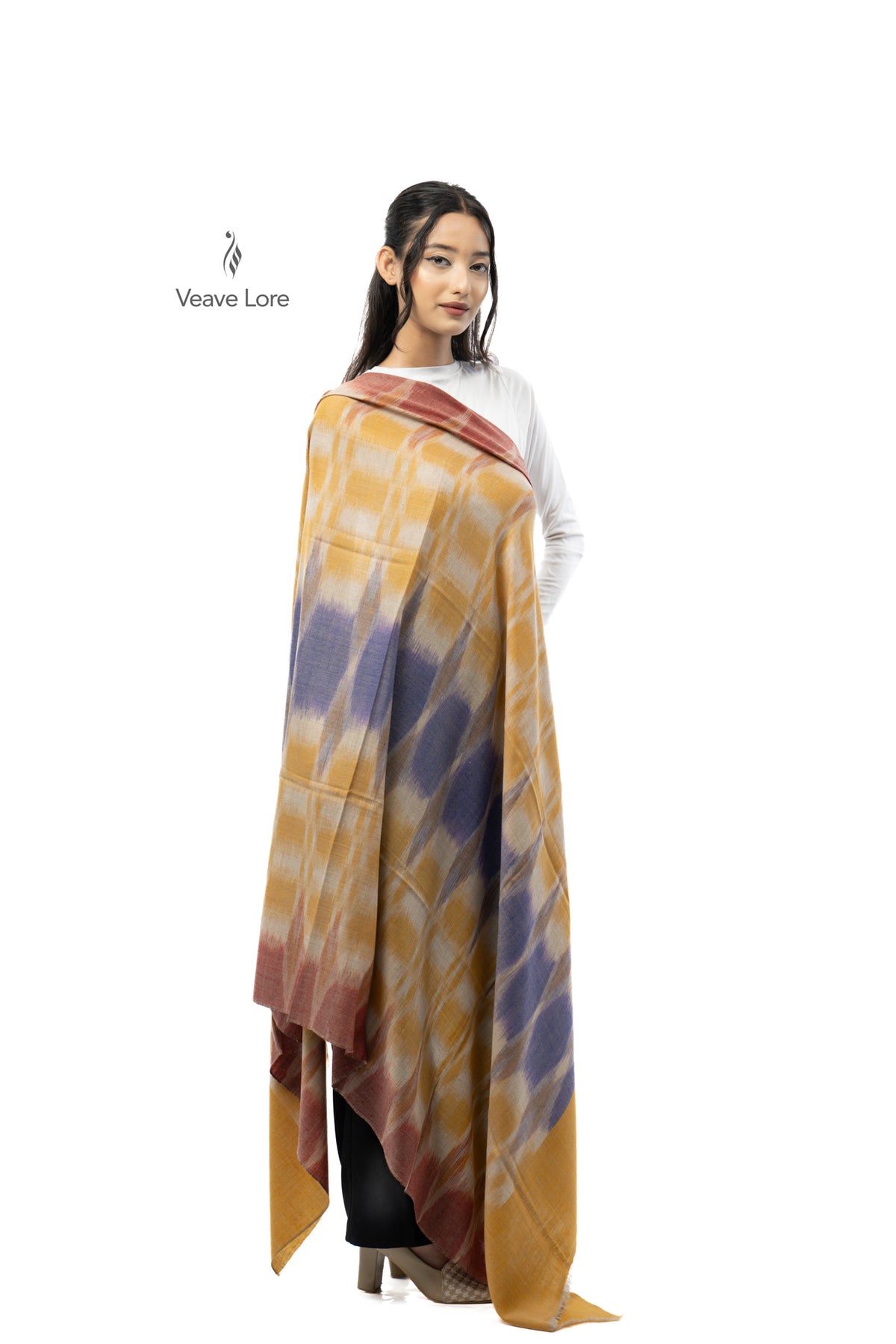 Mustard Monsoon Pashmina Shawl