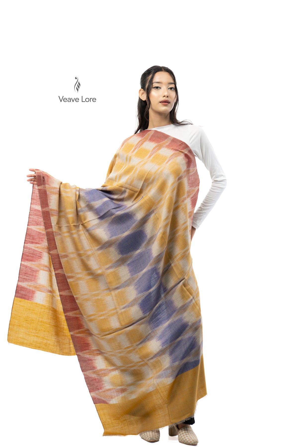 Mustard Monsoon Pashmina Shawl