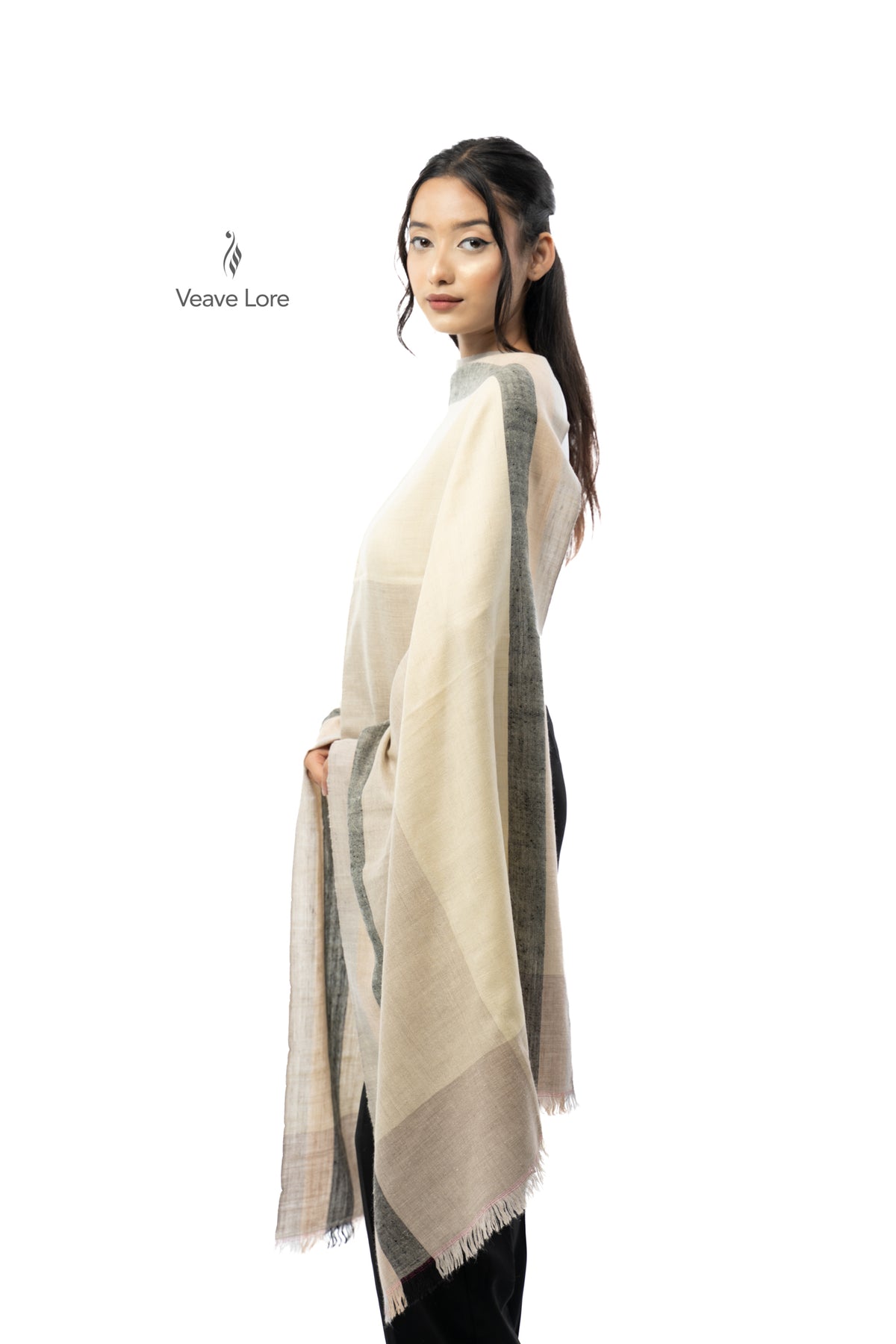 Parchment Frame Pashmina Stole
