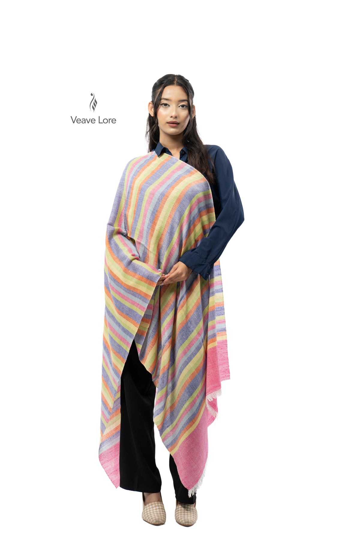 Sherbet Carousel Pashmina Stole