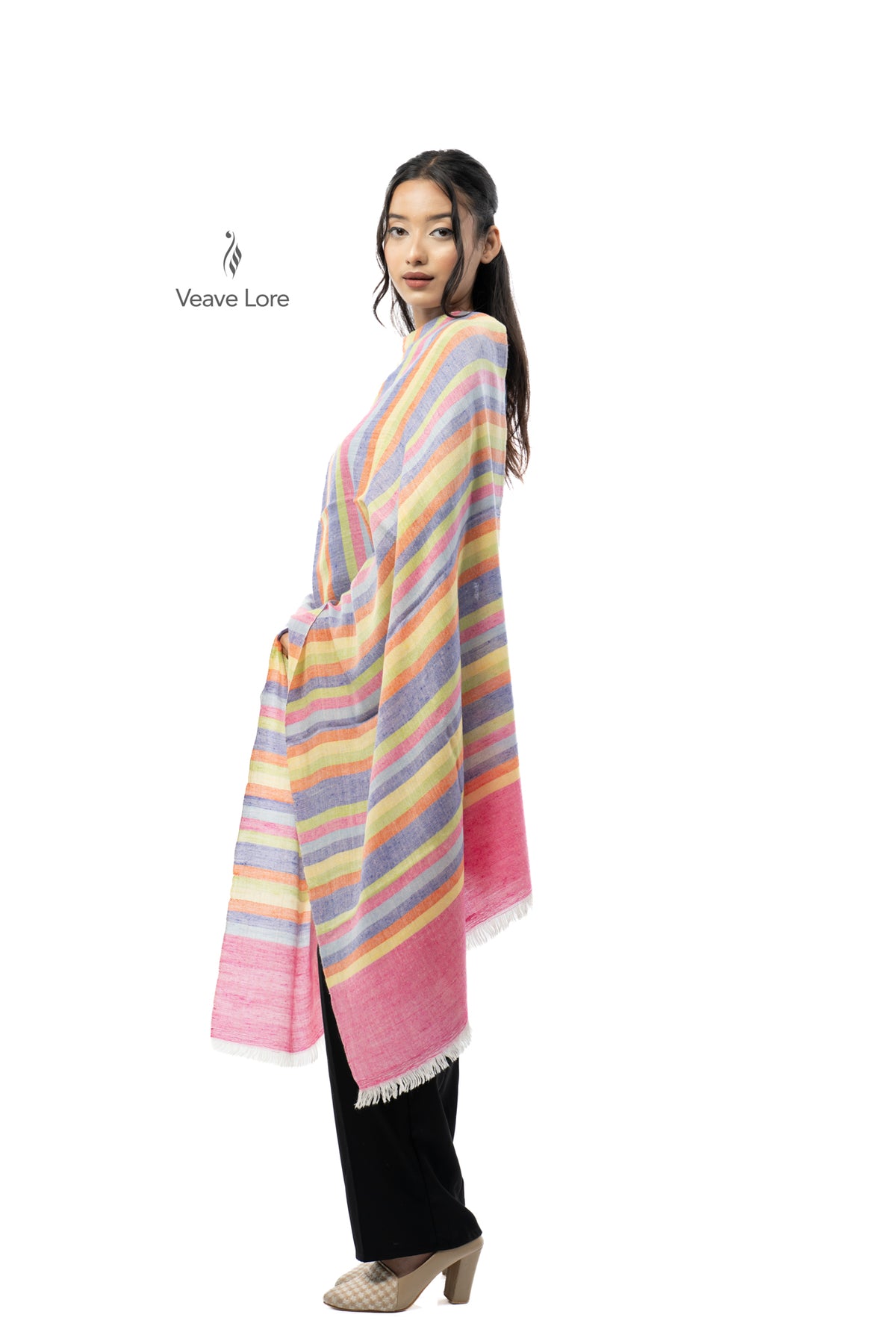 Sherbet Carousel Pashmina Stole