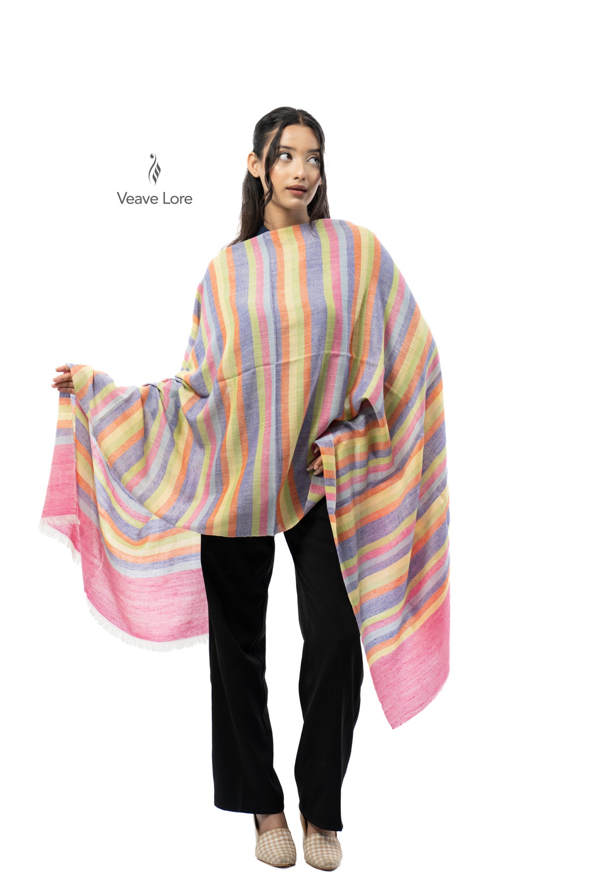 Sherbet Carousel Pashmina Stole