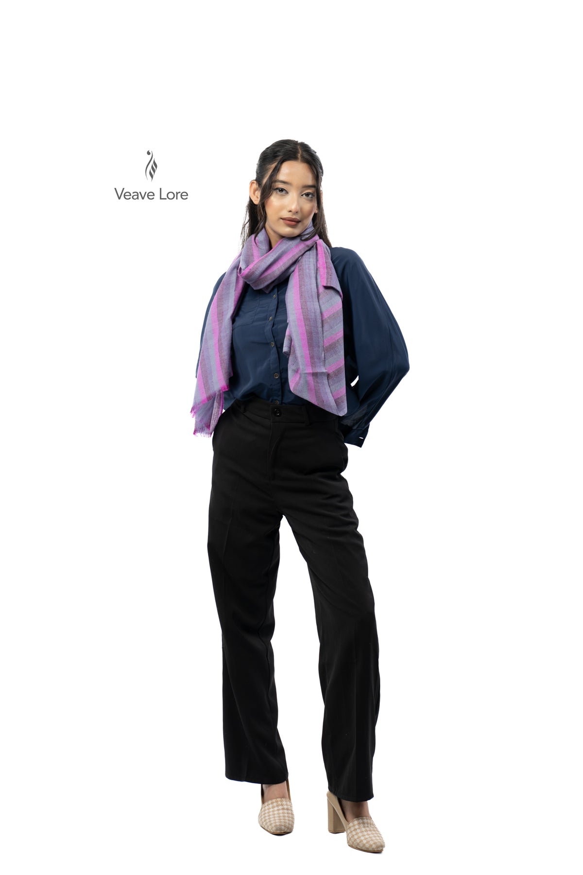 Orchid Cadence Pashmina Stole