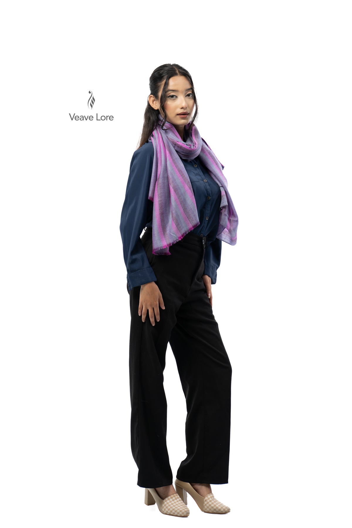 Orchid Cadence Pashmina Stole