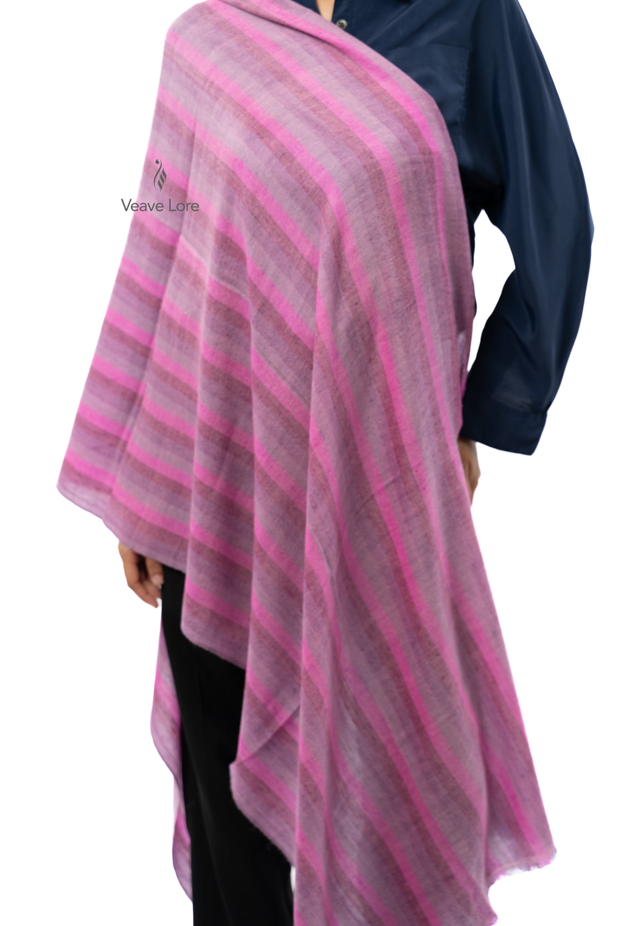 Fuchsia Palisade Pashmina Stole