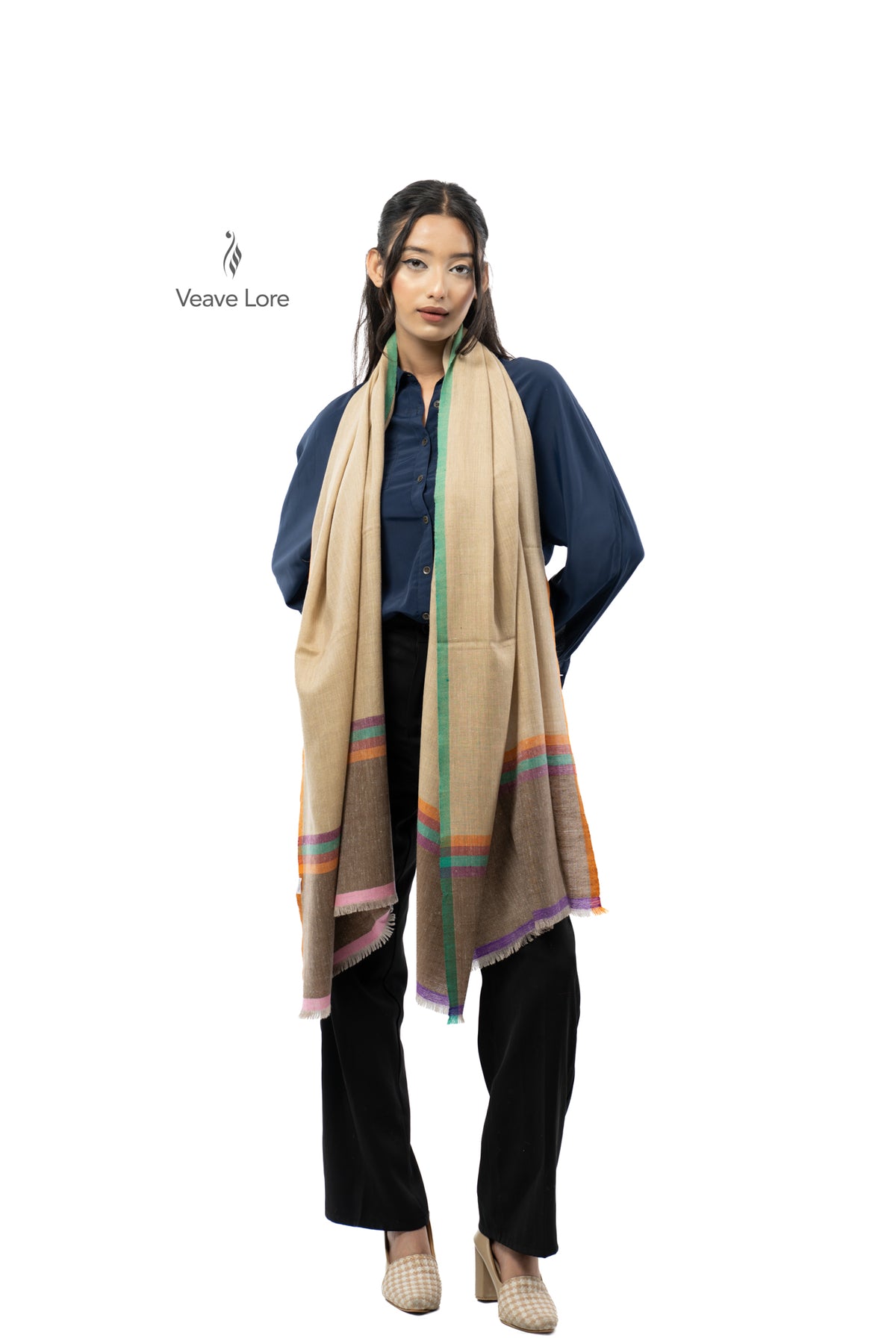 Wheatfield Spectrum Pashmina Stole