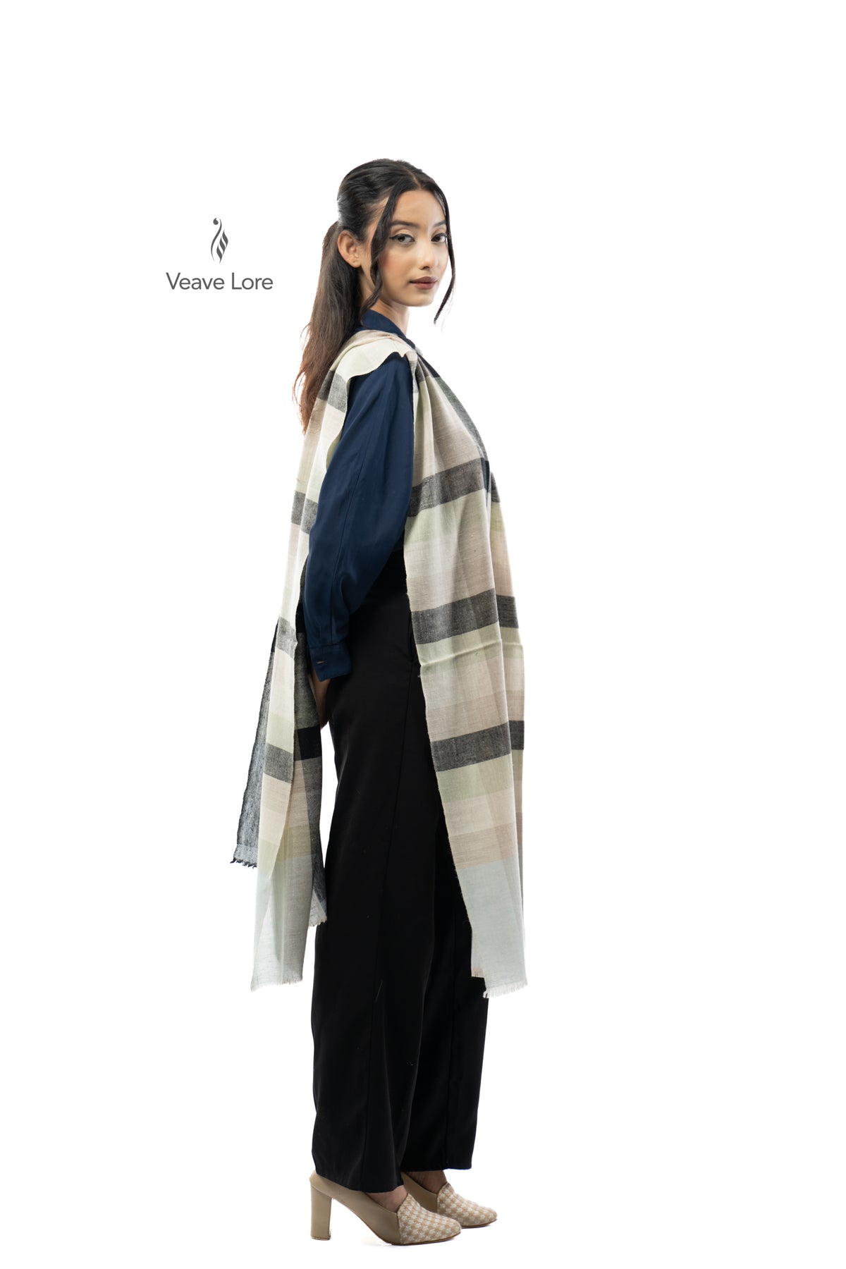 Linen Cornerstone Pashmina Stole