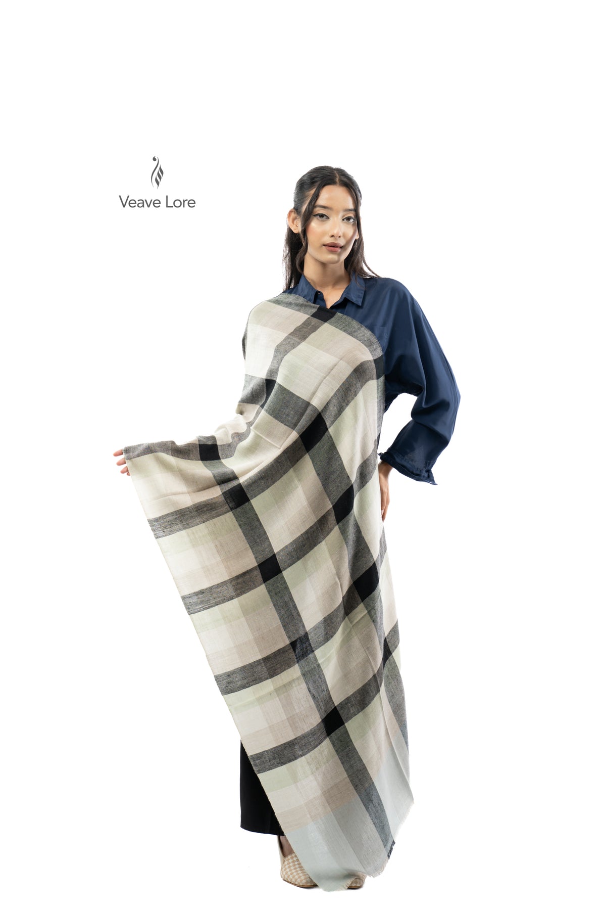 Linen Cornerstone Pashmina Stole