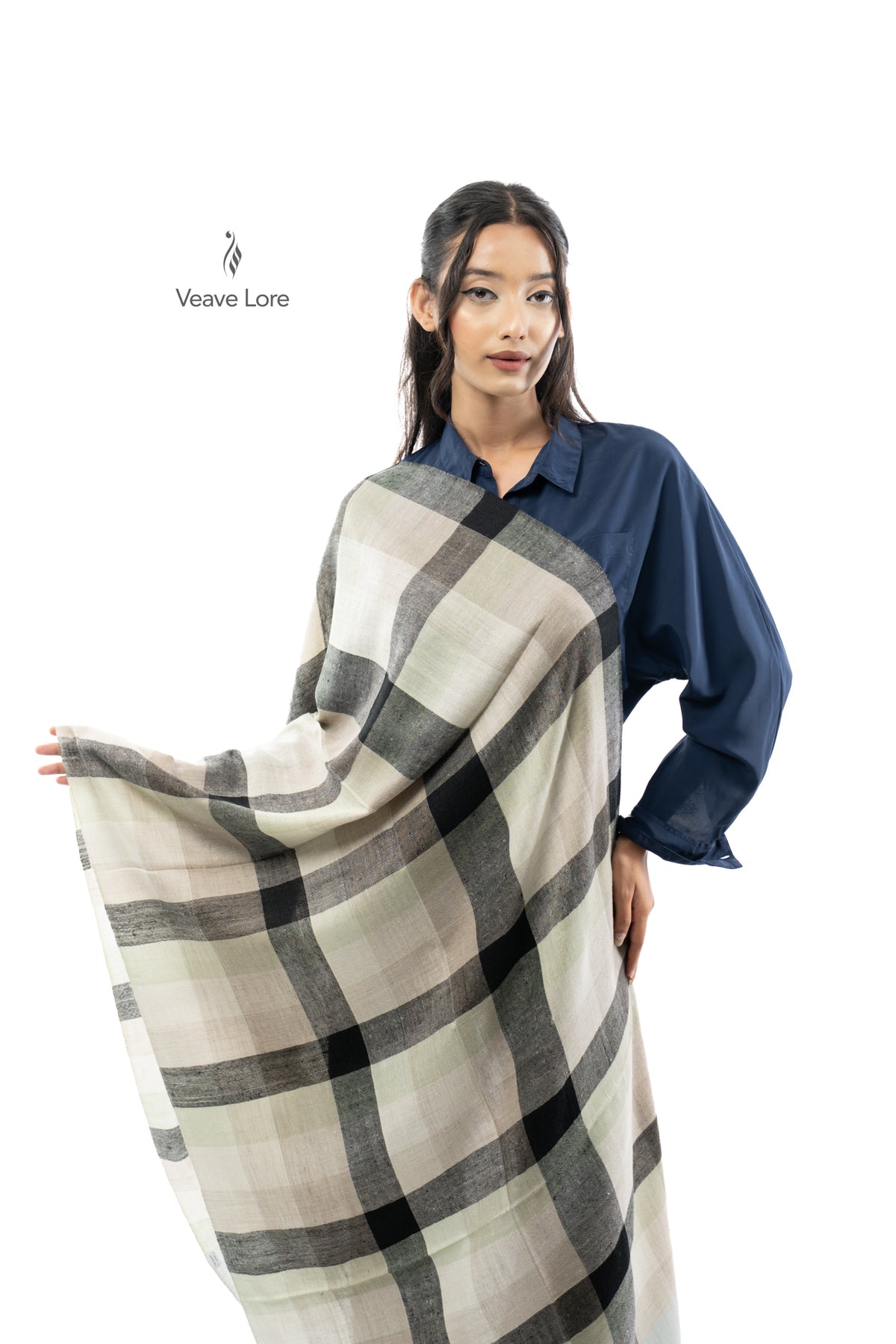 Linen Cornerstone Pashmina Stole