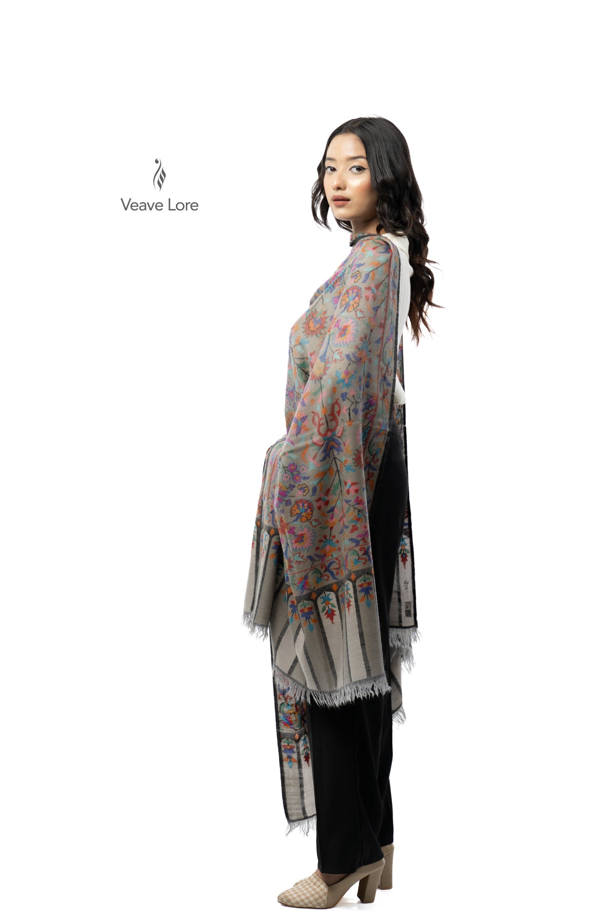 The Misted Garden Pashmina Shawl