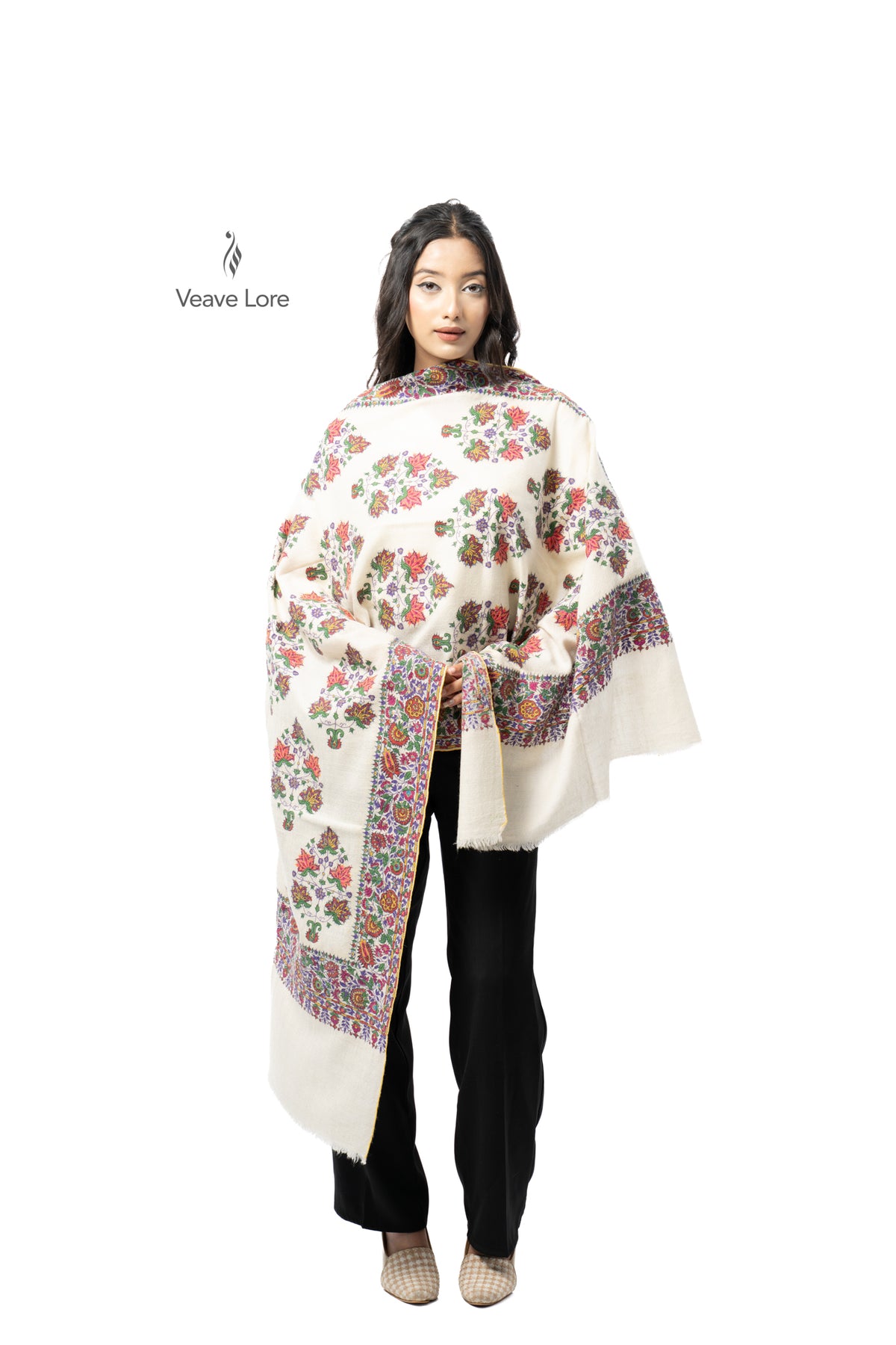 Ivywhite Chinar Pashmina Stole
