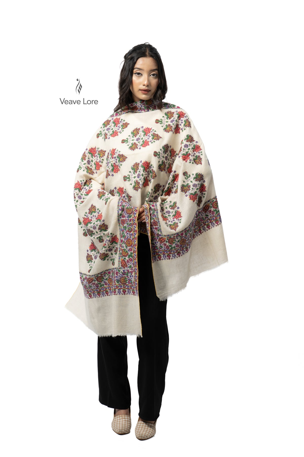 Ivywhite Chinar Pashmina Stole