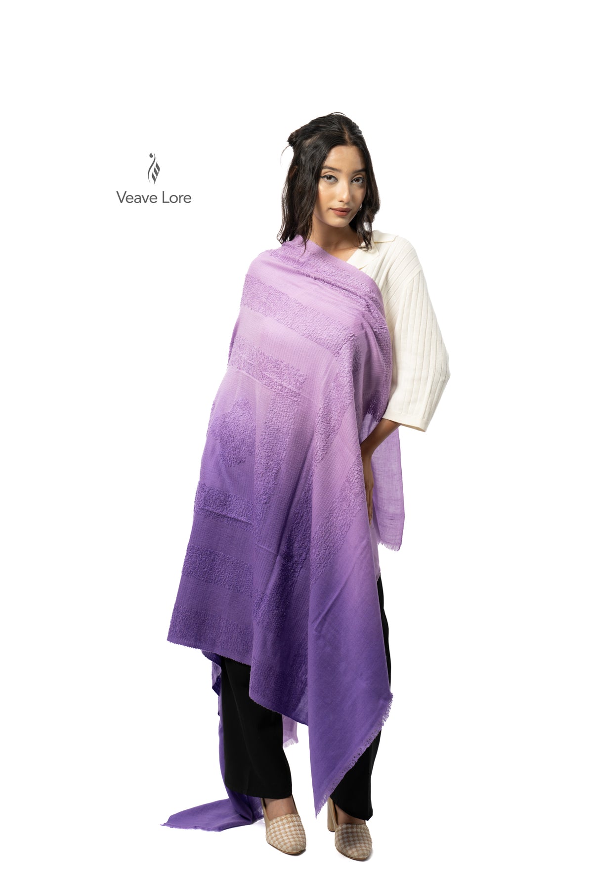 Lilac Amethyst Pashmina Towel