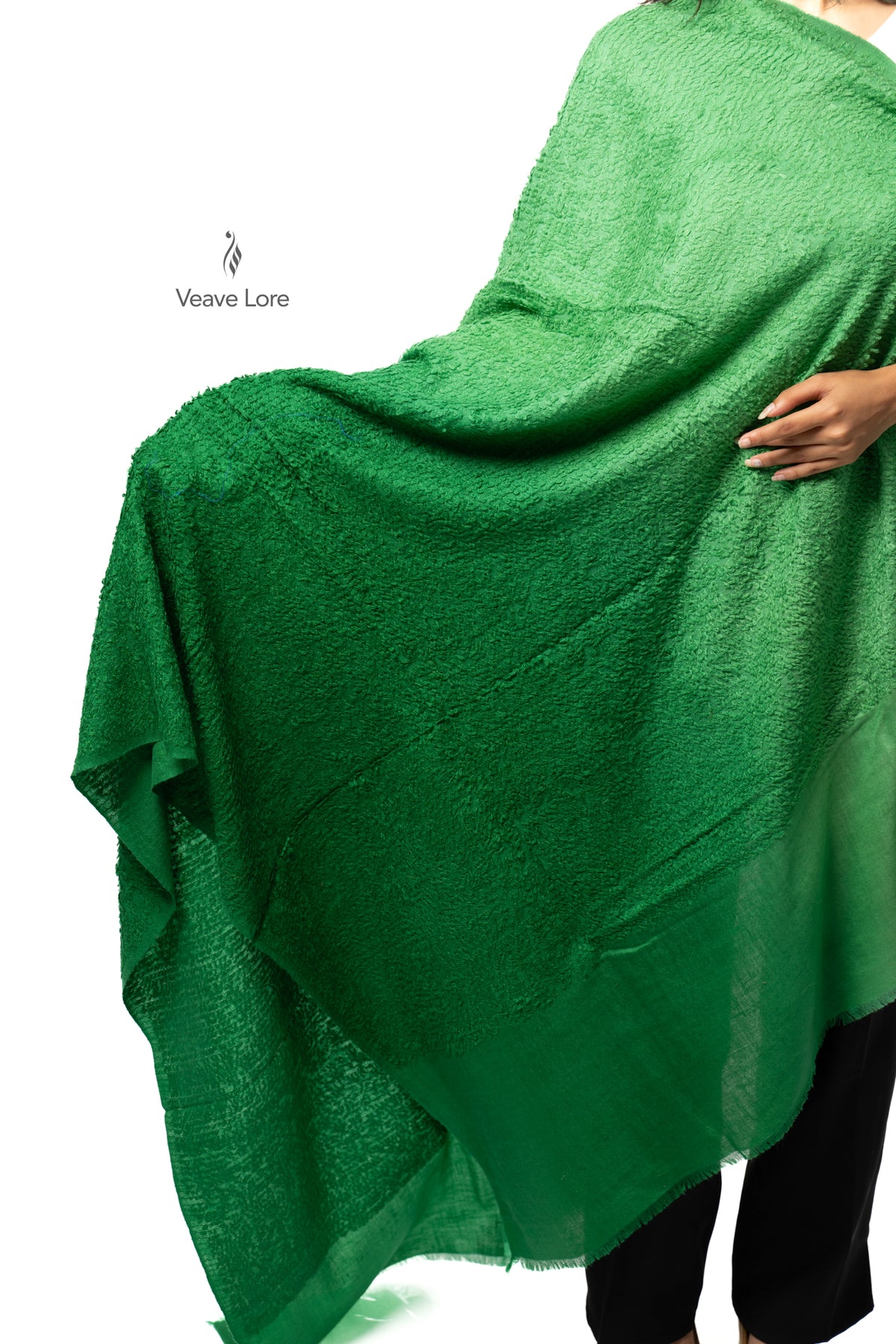 Clover Emerald Pashmina Towel